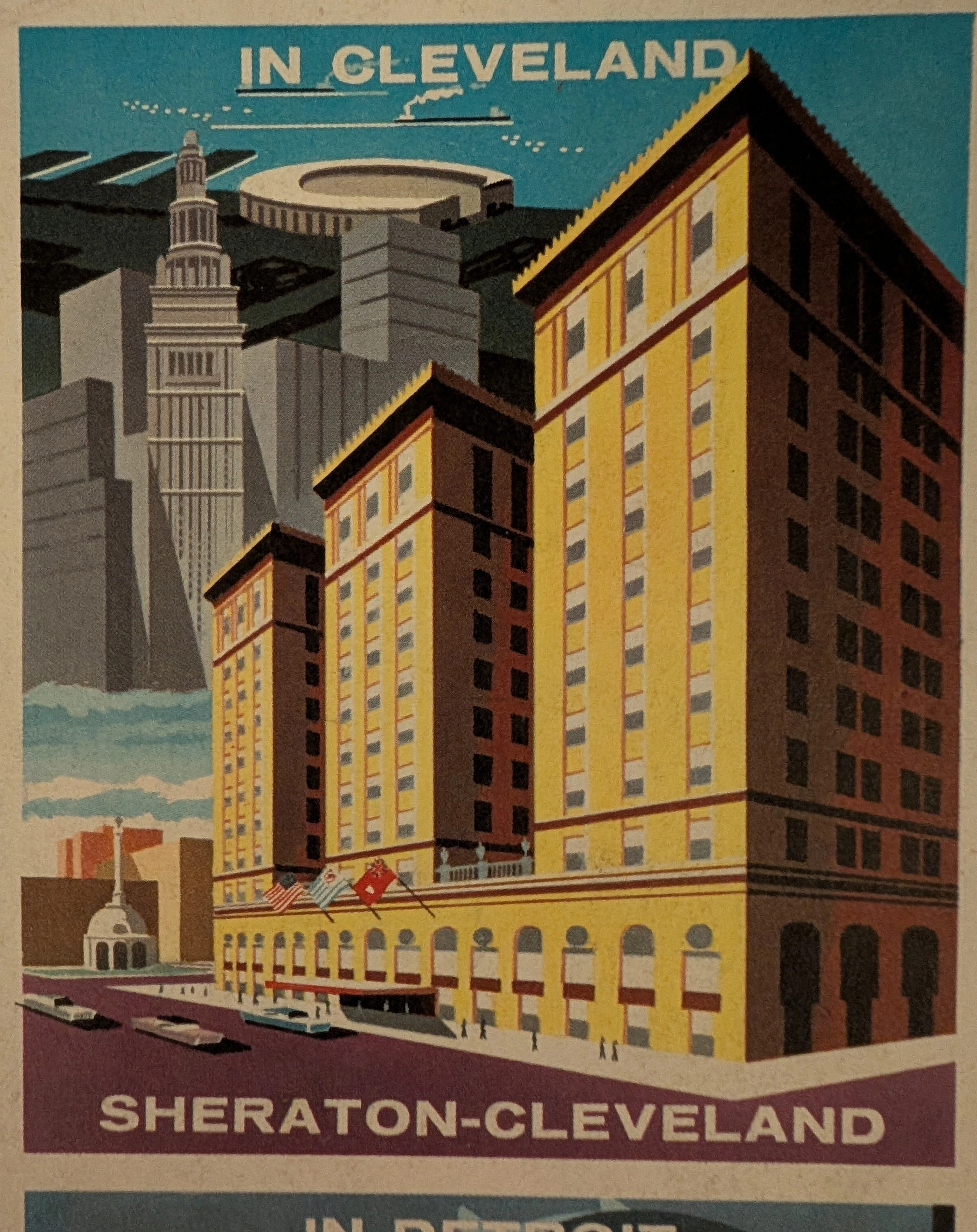 1959 Sheraton Hotels "Businessmen's Favorites" Vintage Advertisement — Thumbnail 4