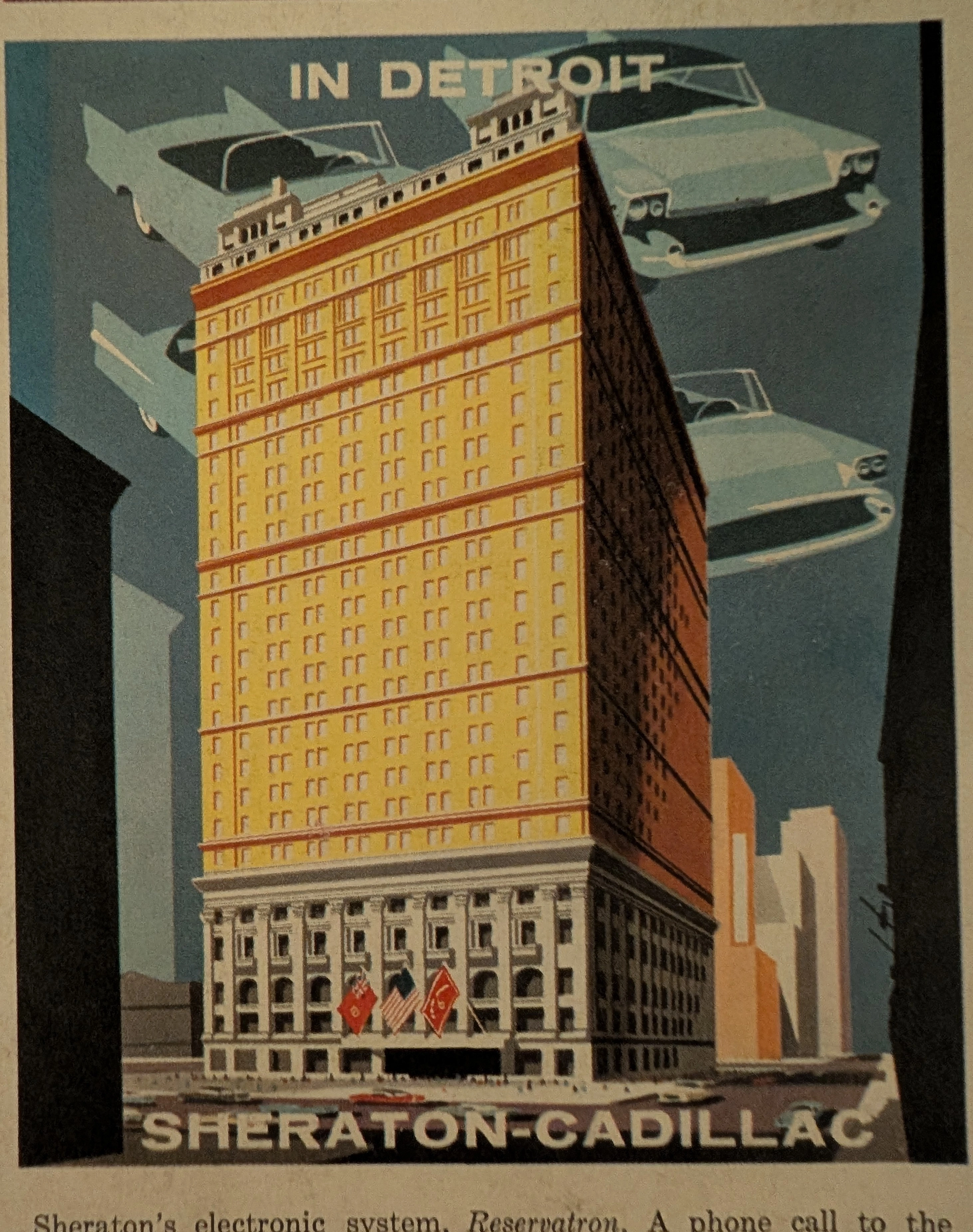 1959 Sheraton Hotels "Businessmen's Favorites" Vintage Advertisement — Thumbnail 5