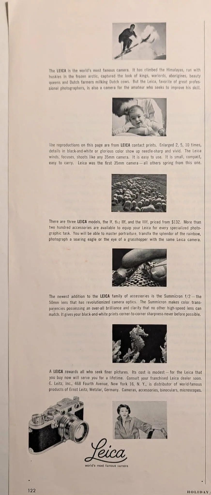 1953 Leica IIIf Camera & Summicron — The Record Institute