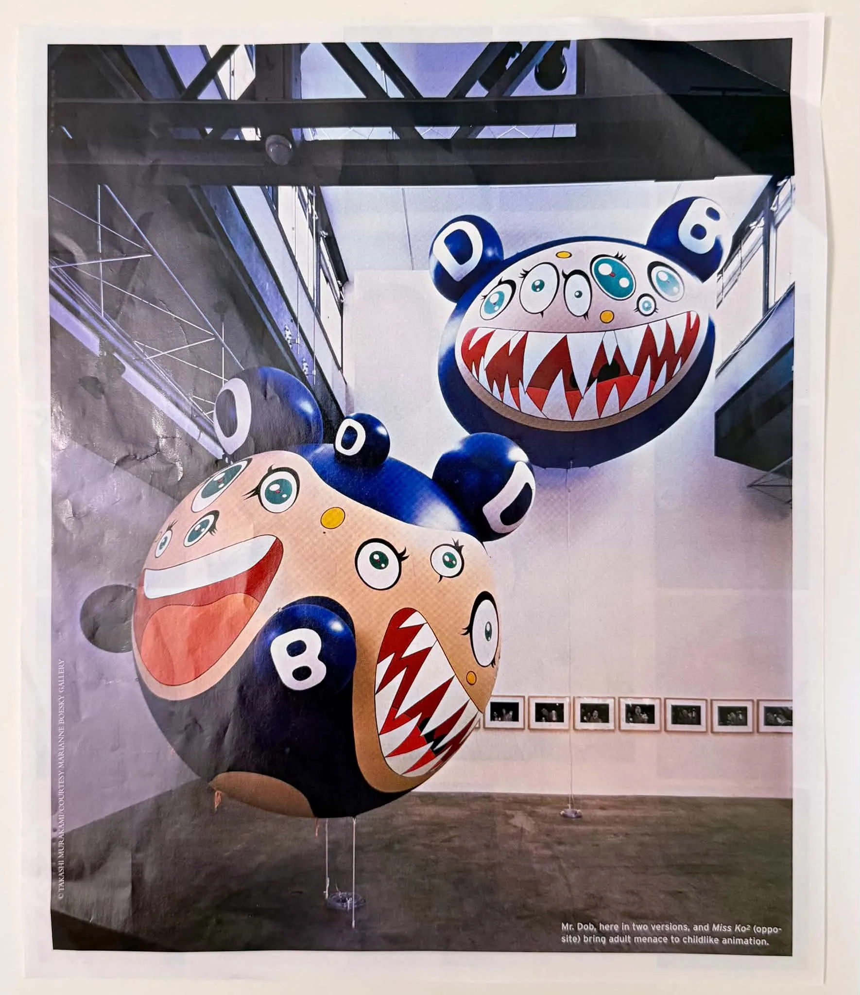 The Time Traveller's Dossier : Murakami's Inflatables - The Spatial Invasion of Superflat