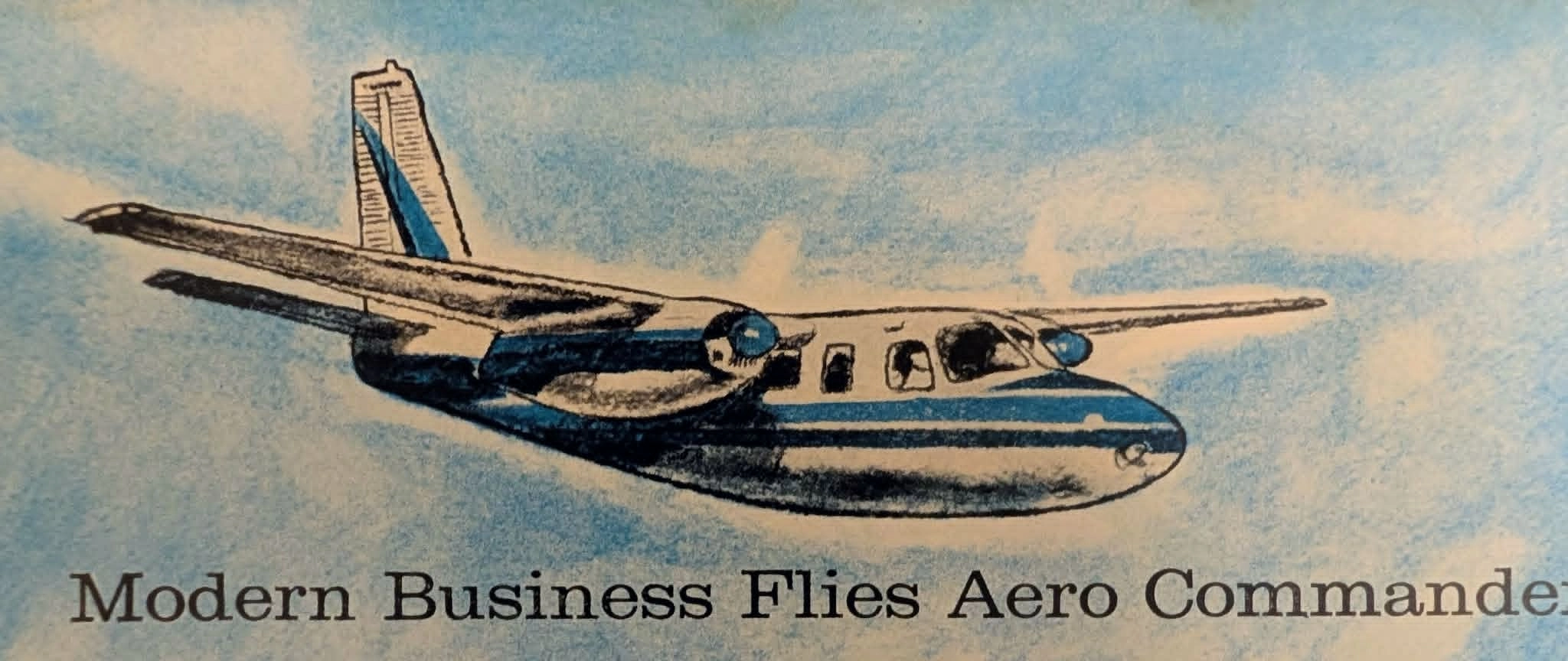 1959 Aero Commander Business Aircraft Vintage Advertisement — Thumbnail 7