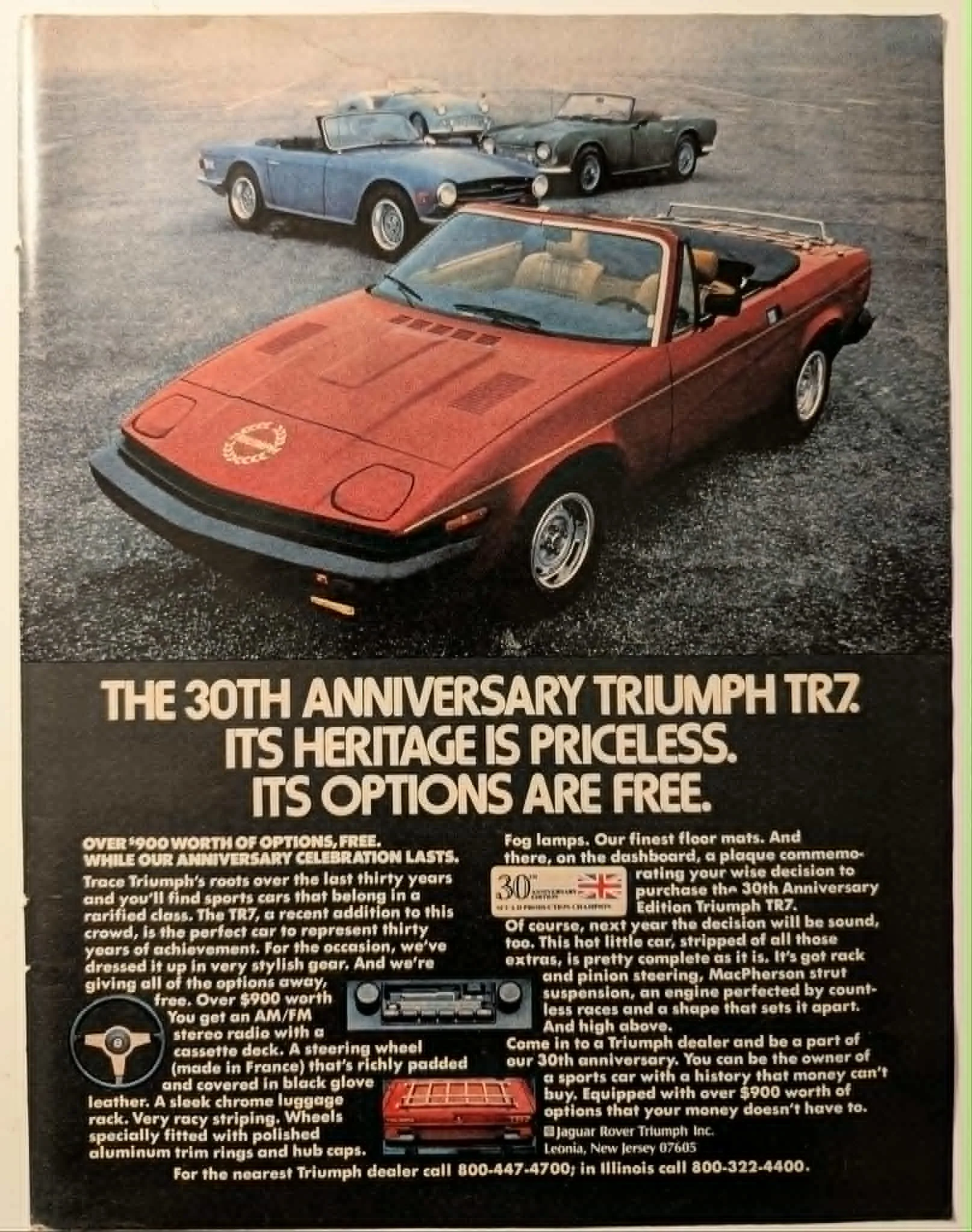 1980 Triumph TR7 30th Anniversary E — The Record Institute