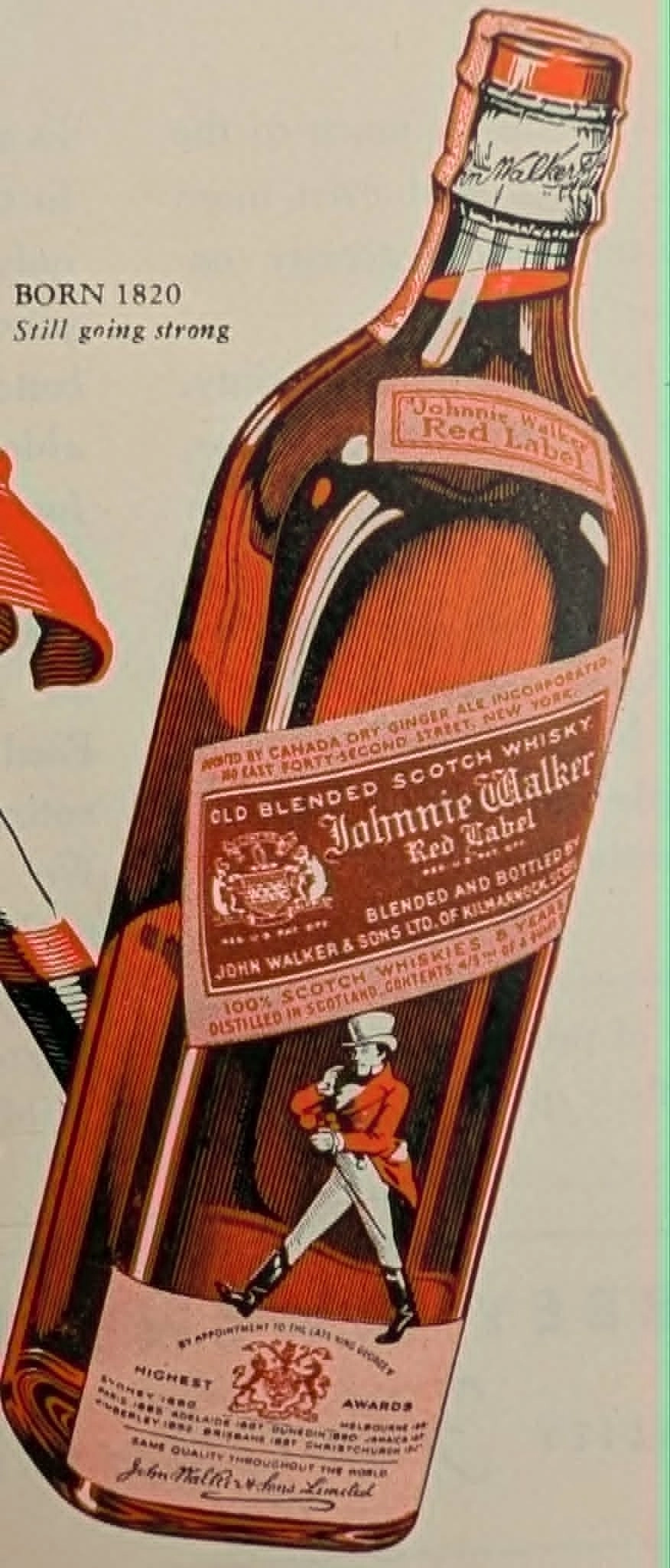 1940s Johnnie Walker Red & Black La — The Record Institute