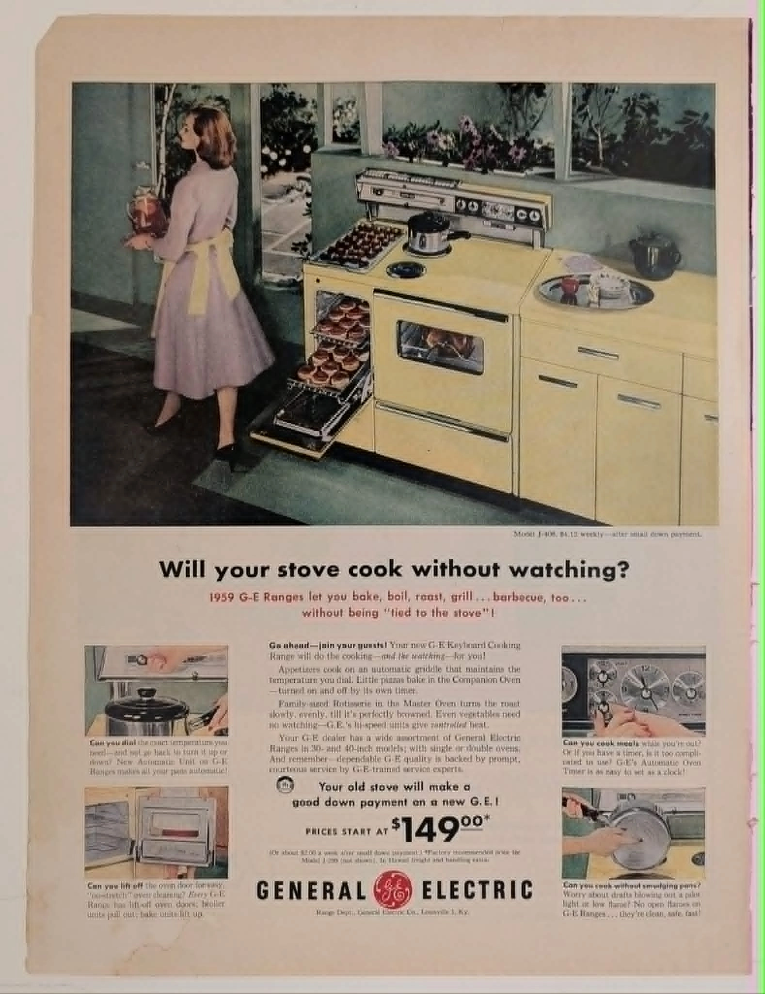 The Time Traveller's Dossier : 1959 GE Range - The Automation of Domesticity — The Record Institute Journal