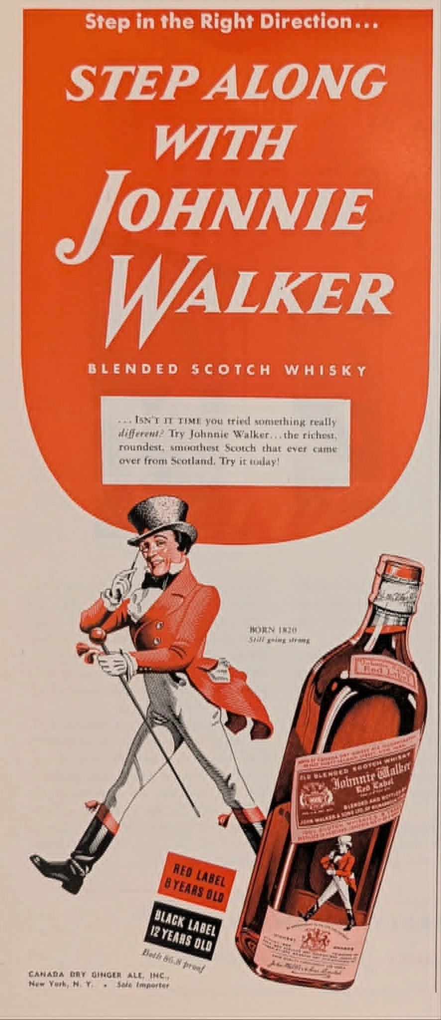 1940s Johnnie Walker Red & Black La — The Record Institute