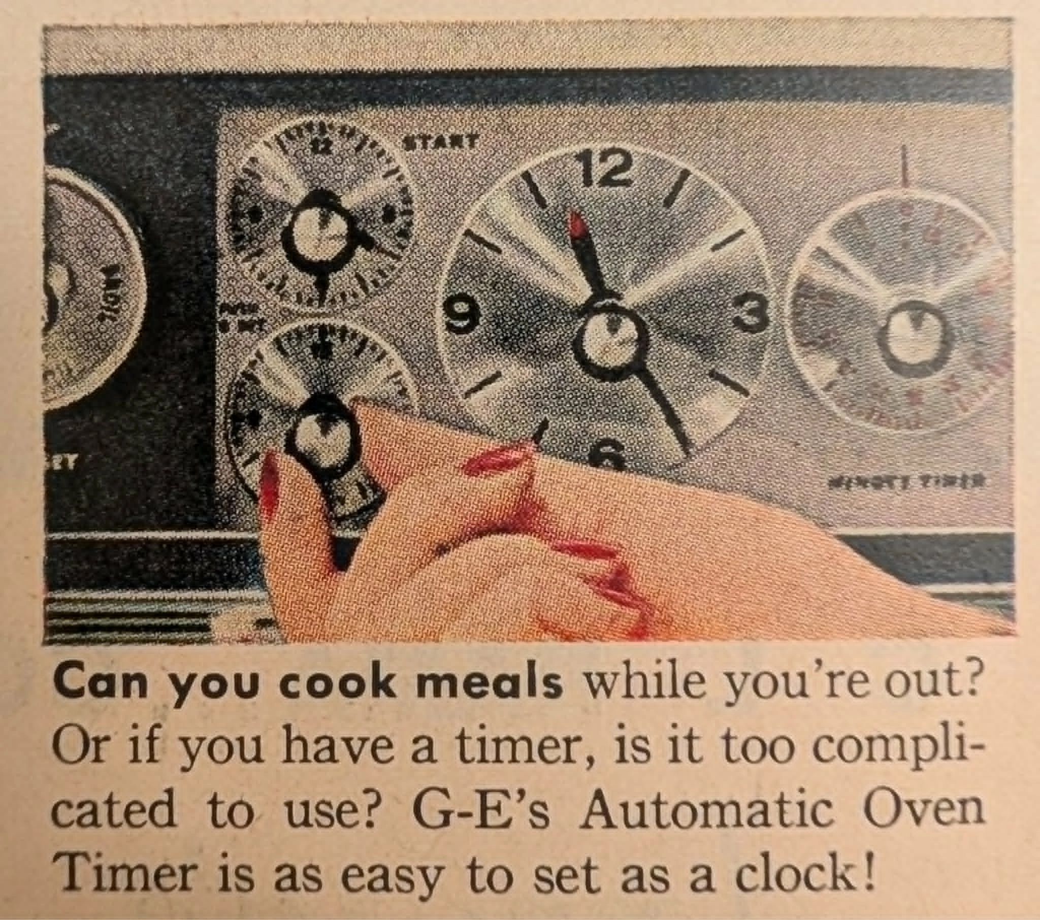 The Time Traveller's Dossier : 1959 GE Range - The Automation of Domesticity — The Record Institute Journal
