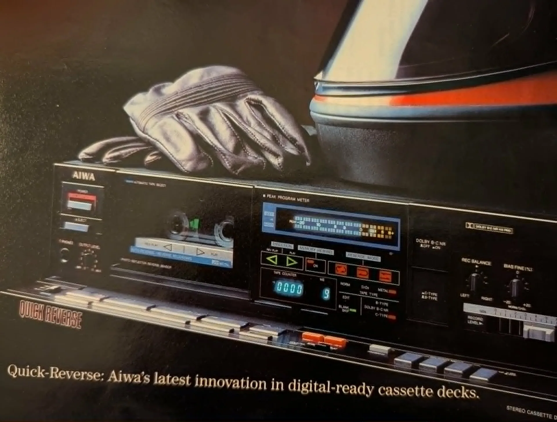 1984 Aiwa AD-R550 Cassette Deck Vin — The Record Institute