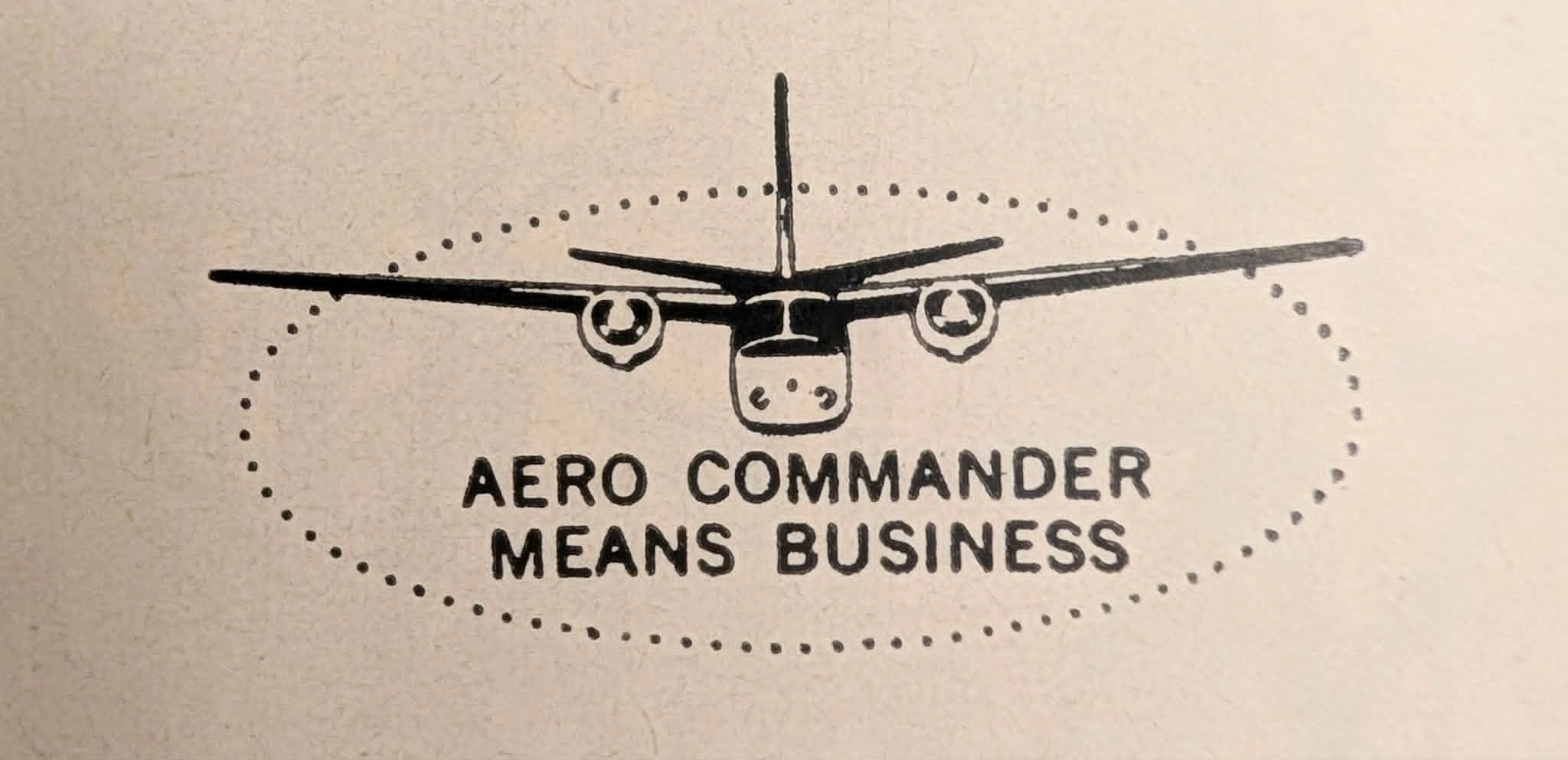 1959 Aero Commander Business Aircraft Vintage Advertisement — Thumbnail 3