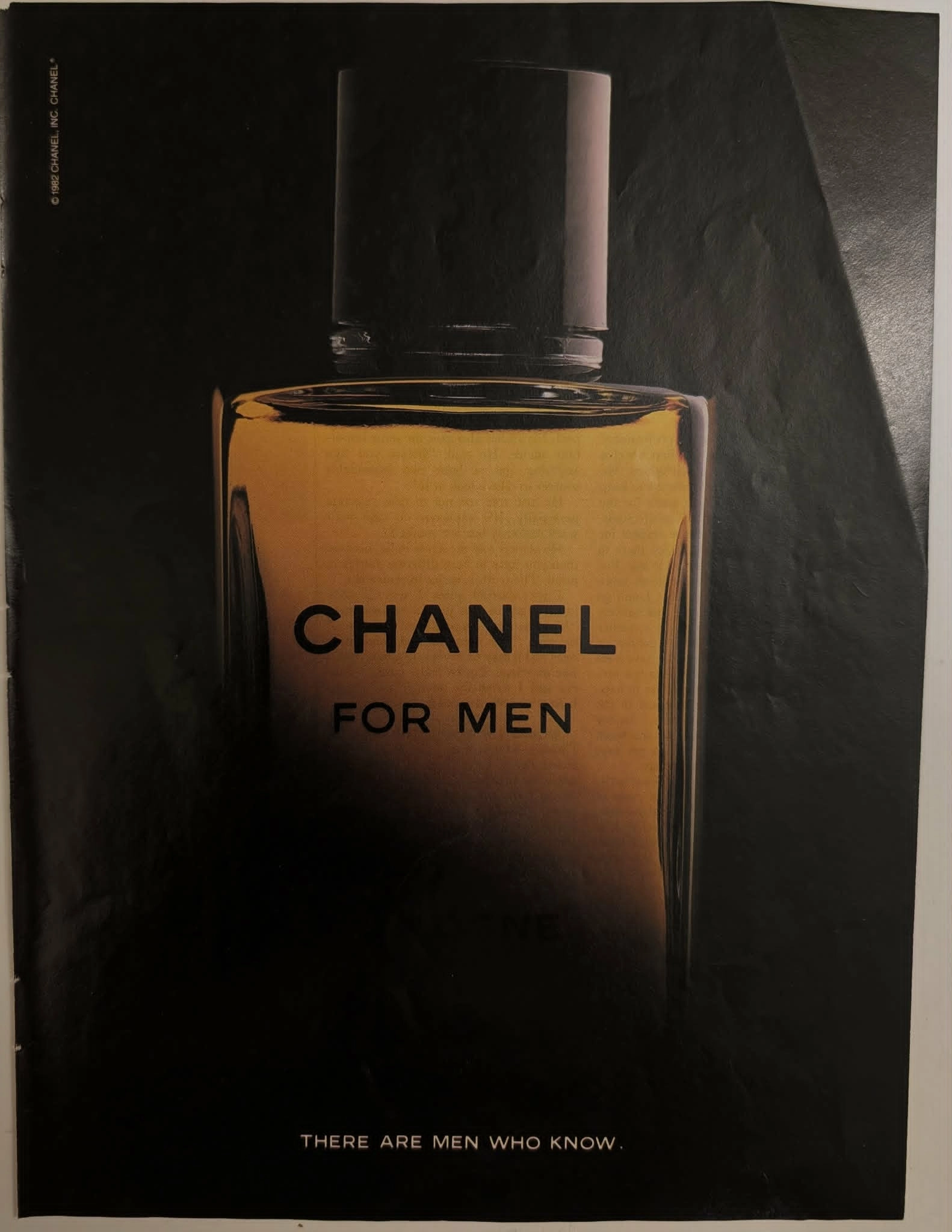The Time Traveller's Dossier : Chanel for Men 1982 - The Architecture of Quiet Masculinity