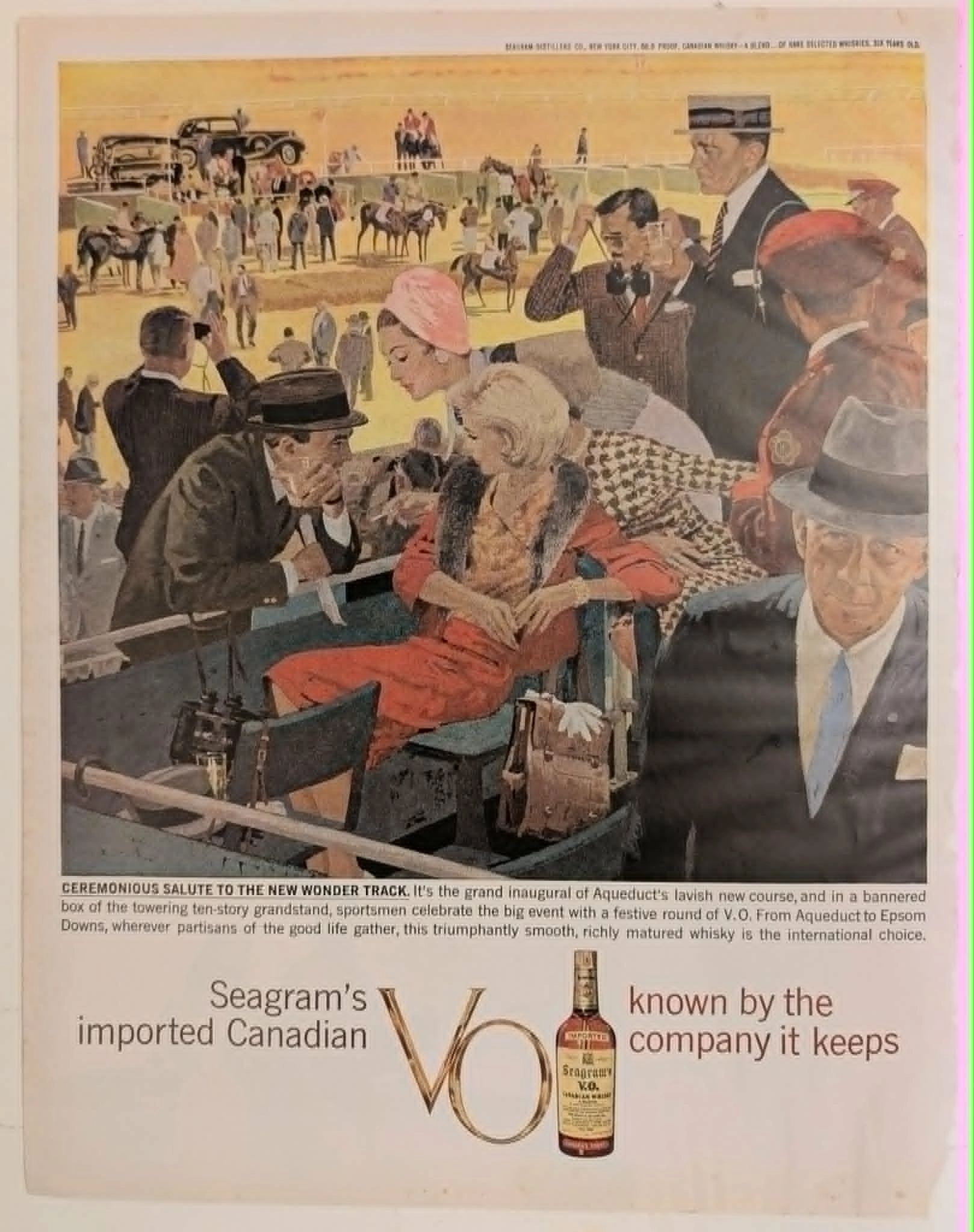 1959 Seagram's V.O. Canadian Whisky Vintage Advertisement (1959) — Class A vintage Lifestyle & Vice