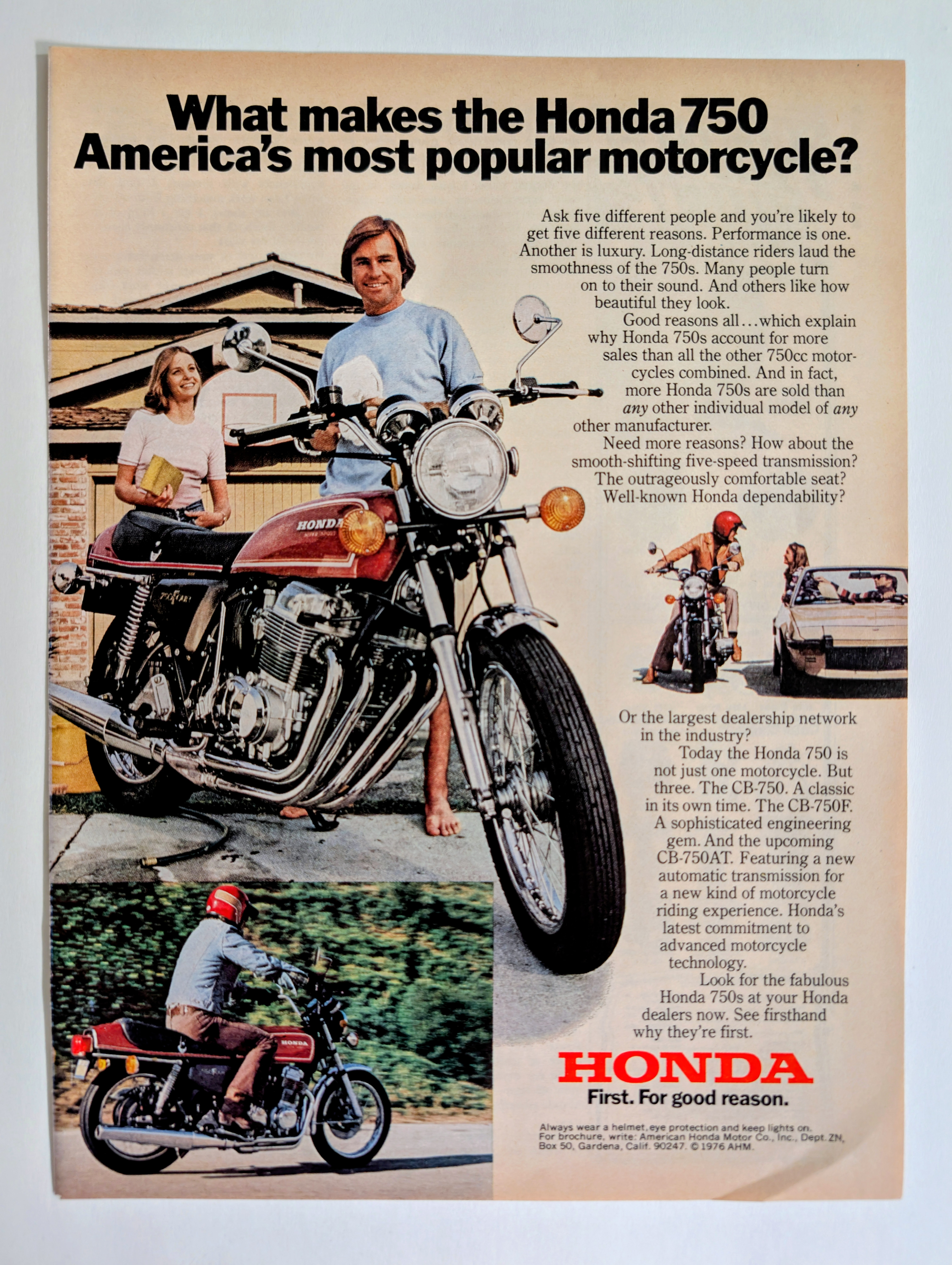 Honda 750 (CB750) "America's Most Popular" (1976) — Class S vintage Automotive