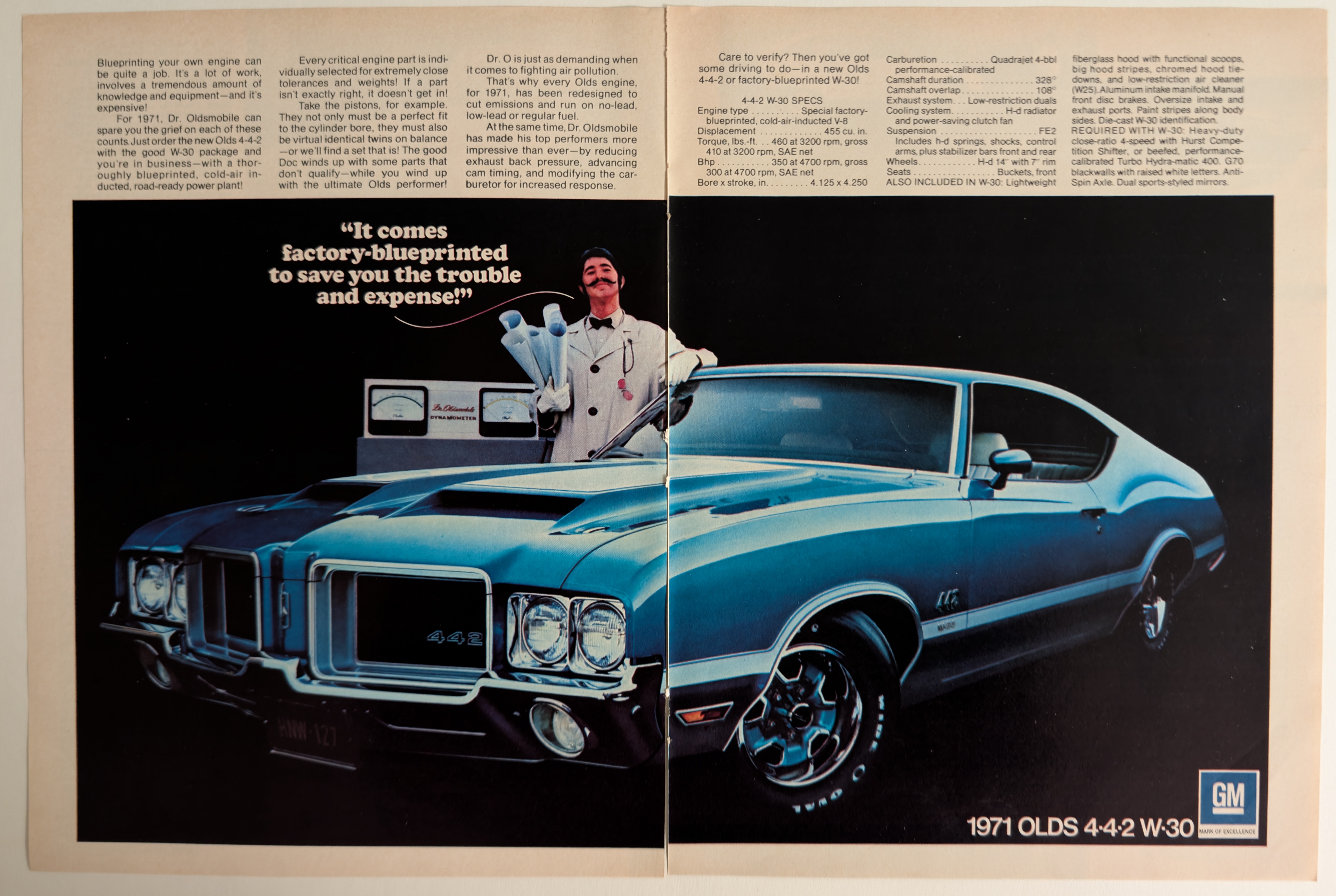 Oldsmobile 4-4-2 W-30 "Dr. Oldsmobile" (1971) — Class S vintage Automotive