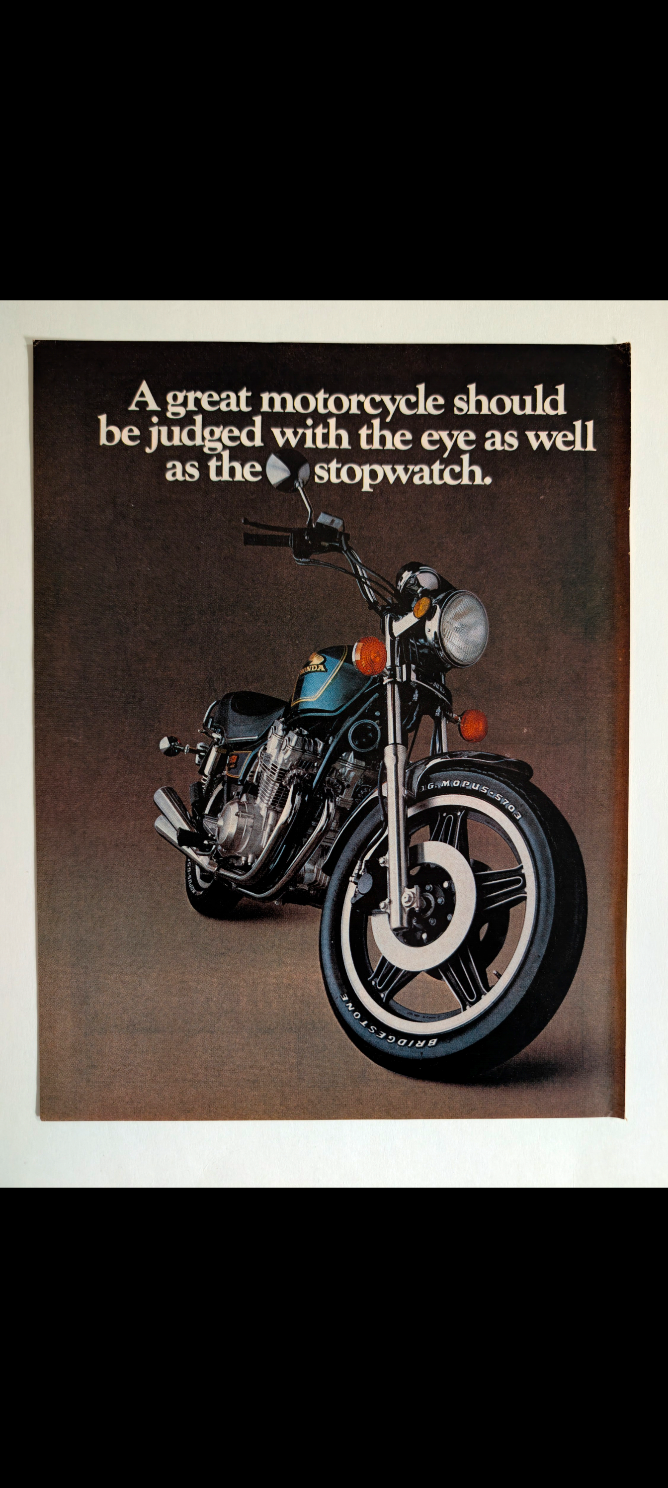 Honda CB750F Super Sport "Eye & Stopwatch" (1979) — Class A vintage Automotive