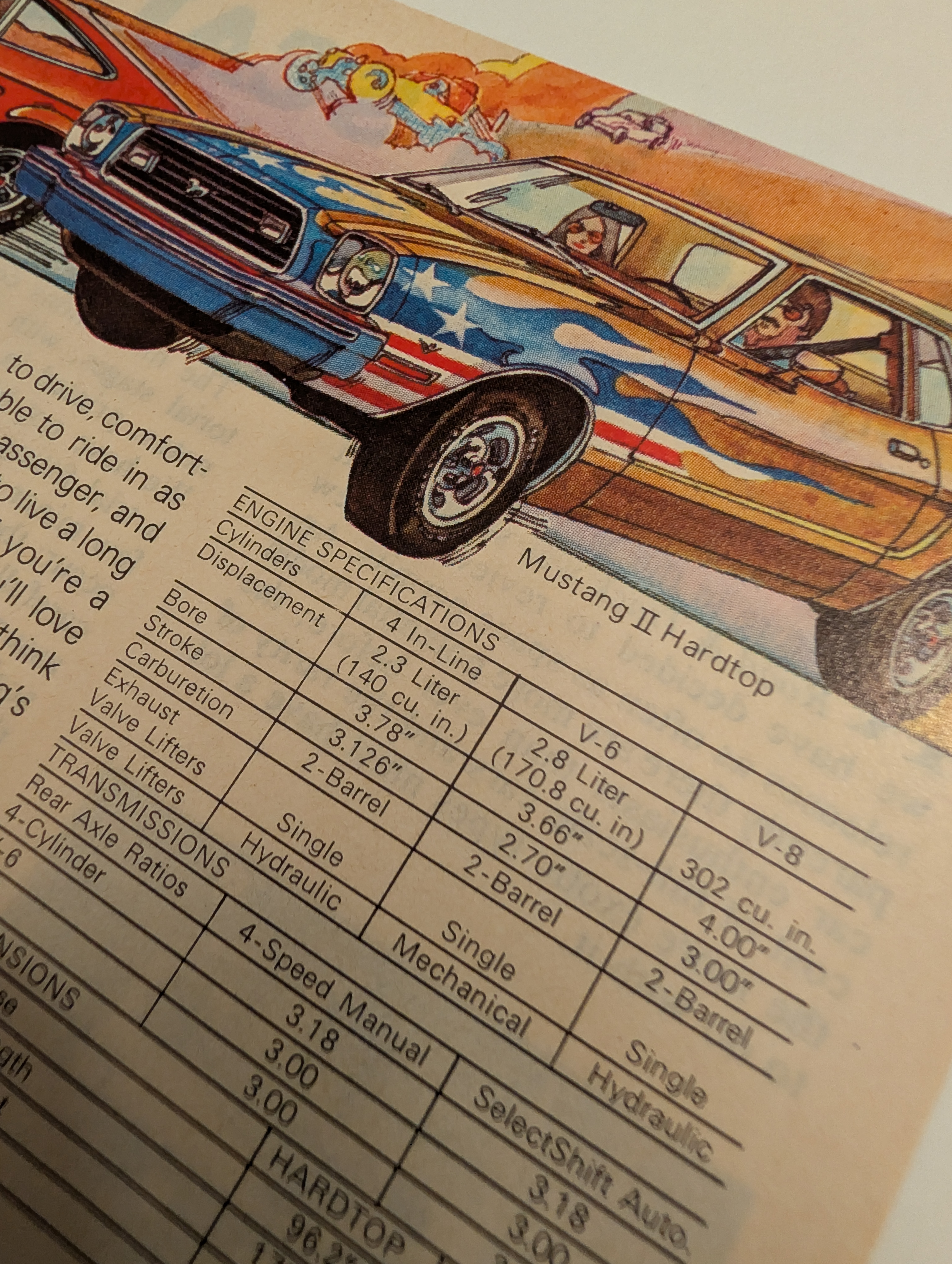 Ford Mustang II (1977) "Sweet-handling SuperCoupe" (Featuring Cobra II) — Thumbnail 6