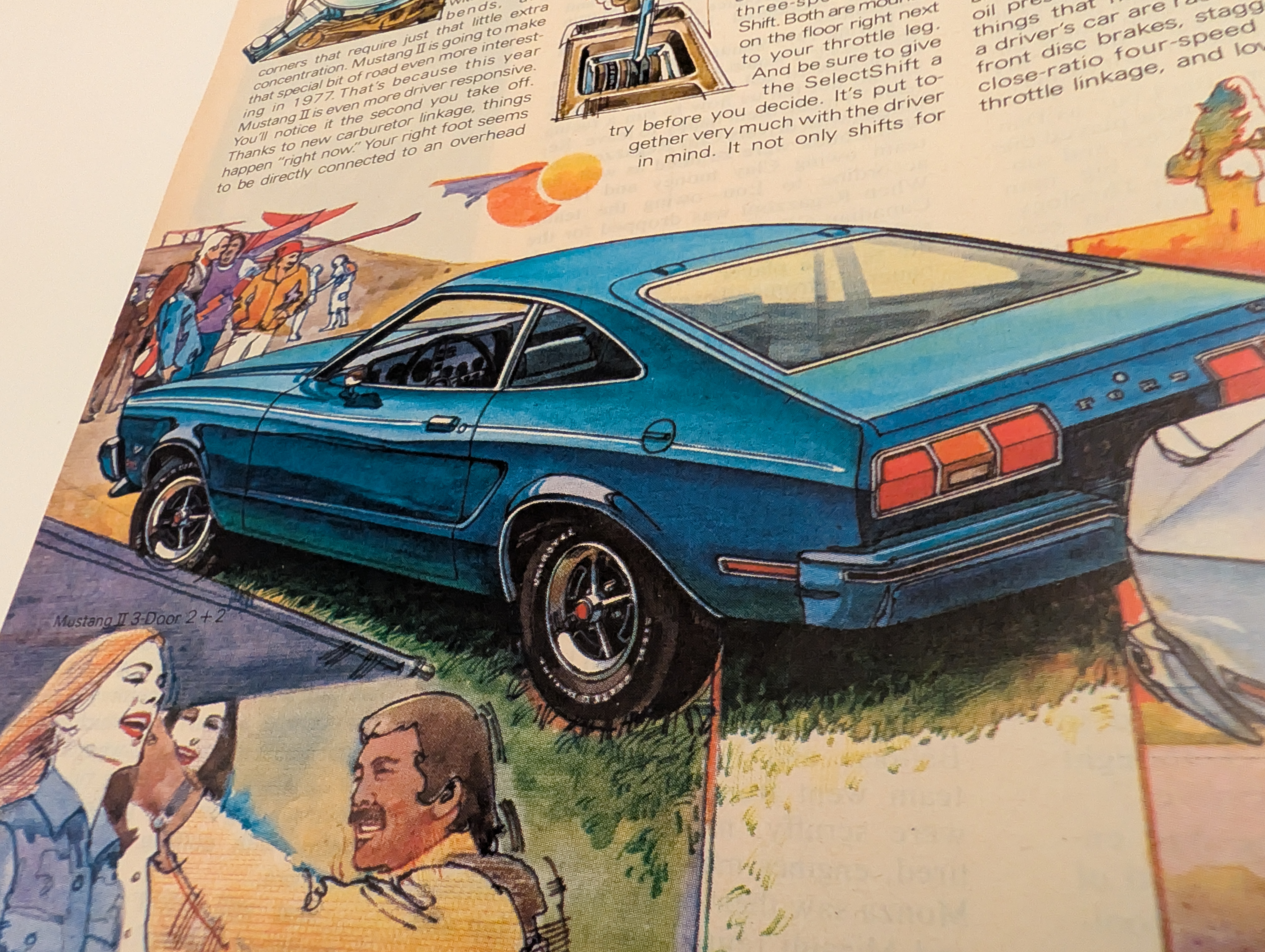 Ford Mustang II (1977) "Sweet-handling SuperCoupe" (Featuring Cobra II) — Thumbnail 8