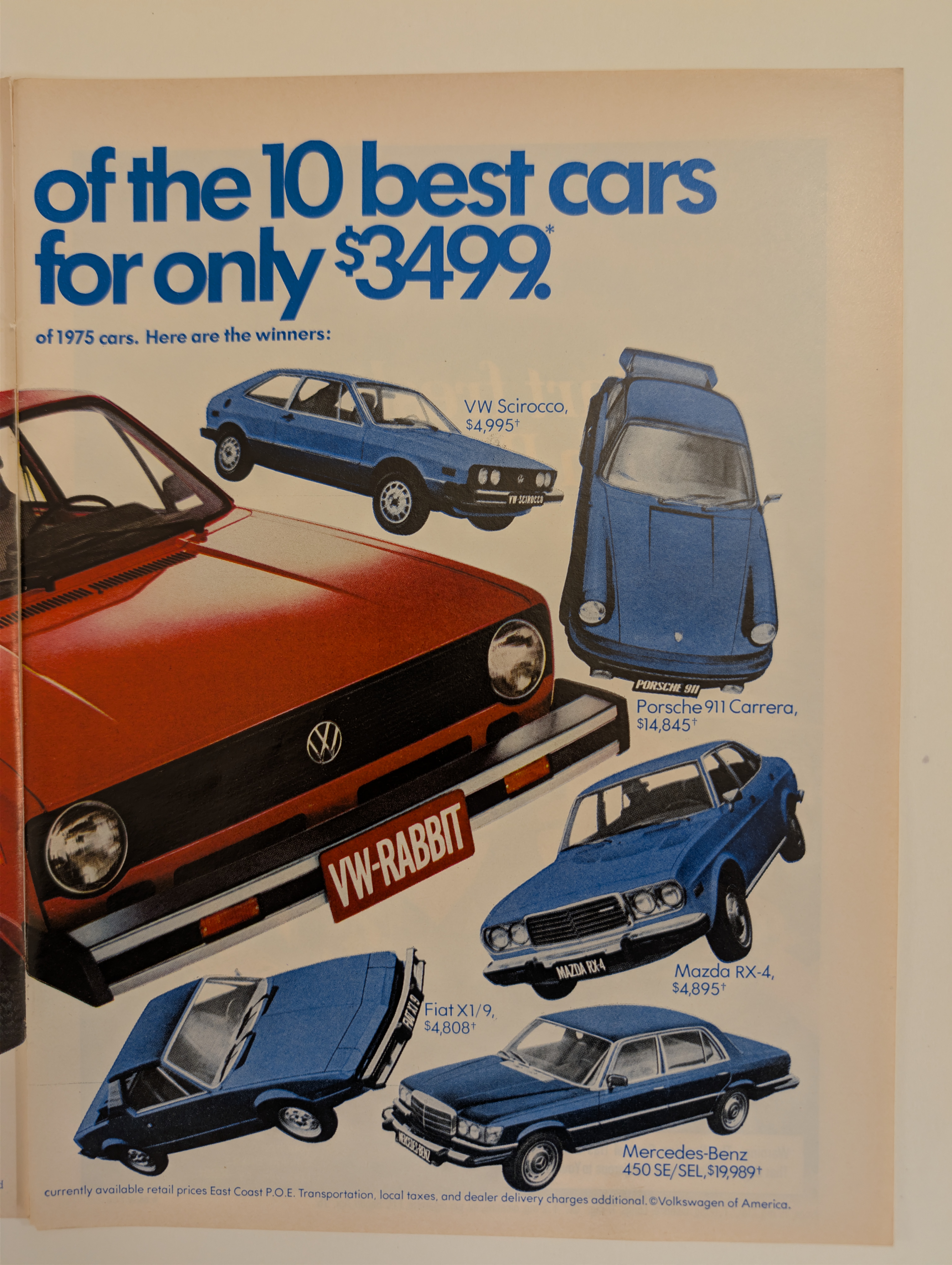 VW Rabbit "10 Best Cars in the World" Comparison — Thumbnail 3