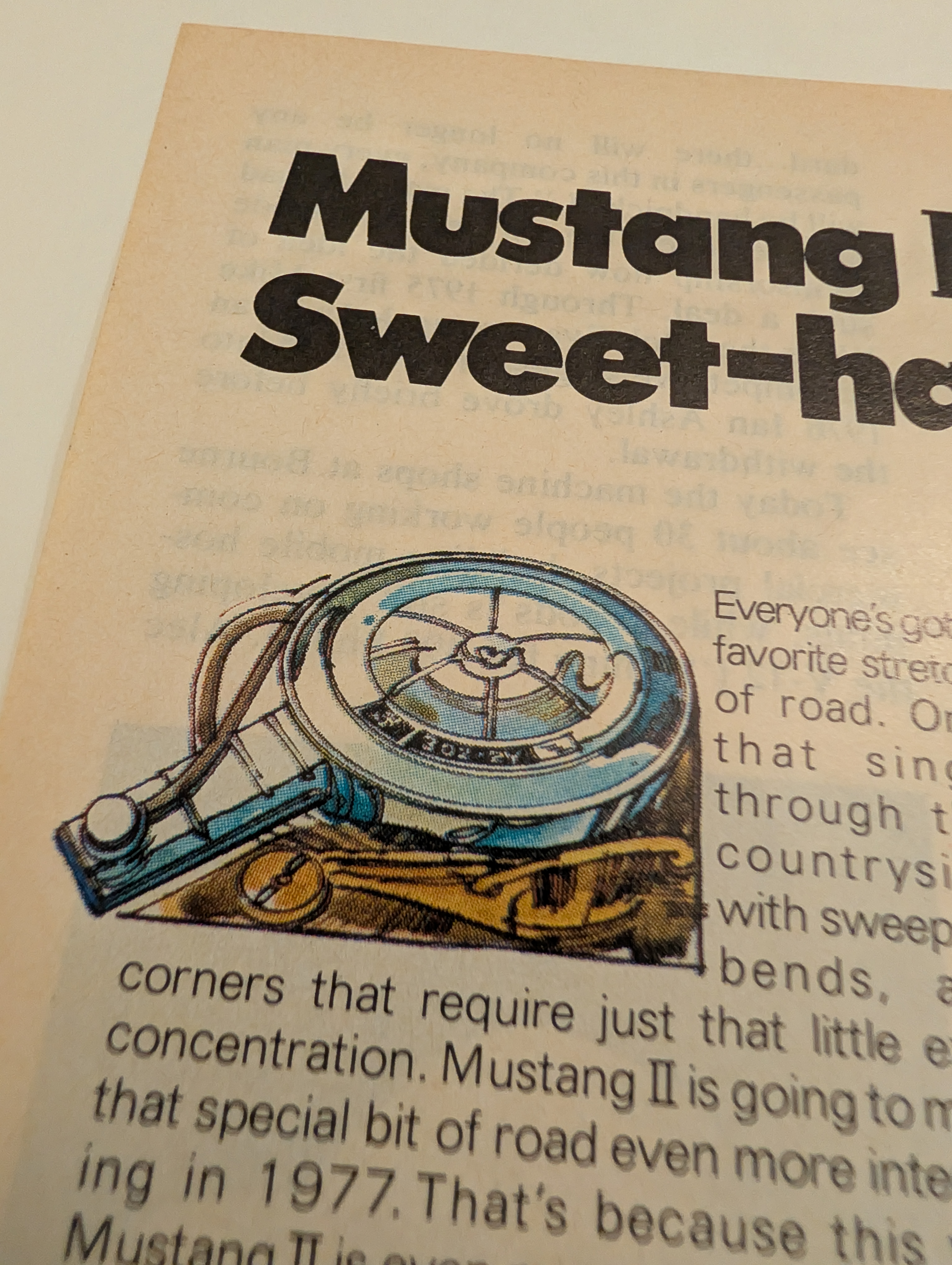 Ford Mustang II (1977) "Sweet-handling SuperCoupe" (Featuring Cobra II) — Thumbnail 2