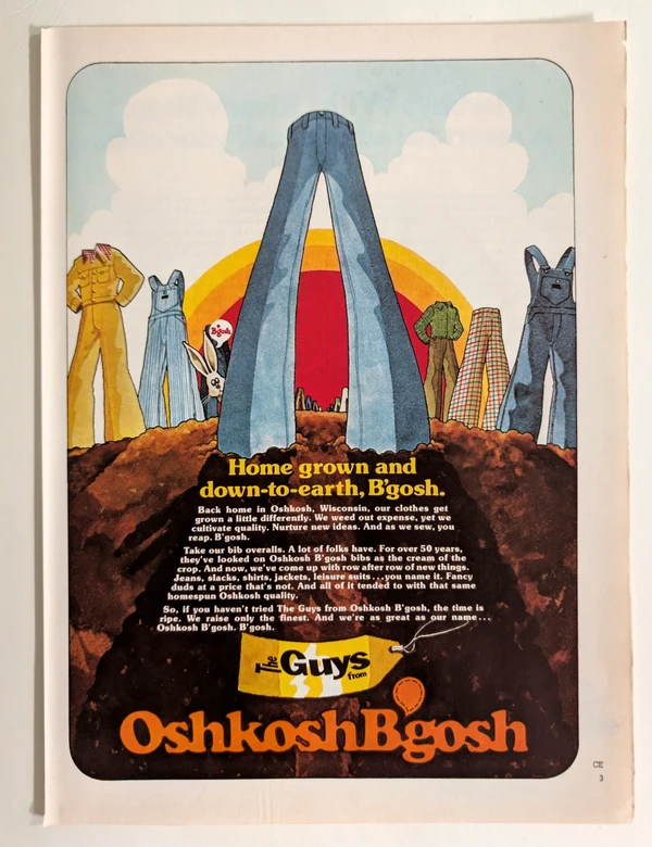 Oshkosh B'gosh "Home Grown" Denim Advertisement