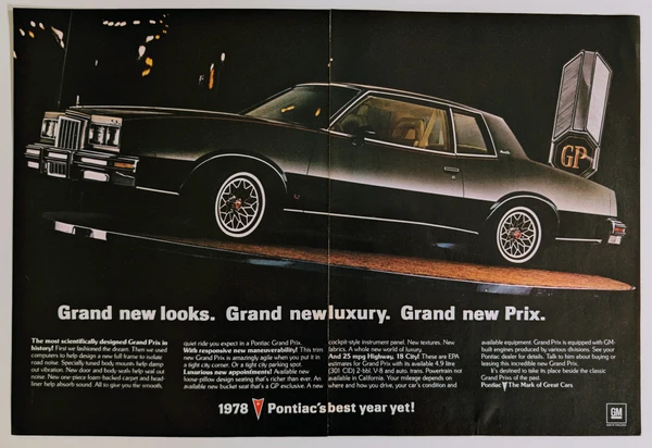 Pontiac Grand Prix "Grand New Luxury"