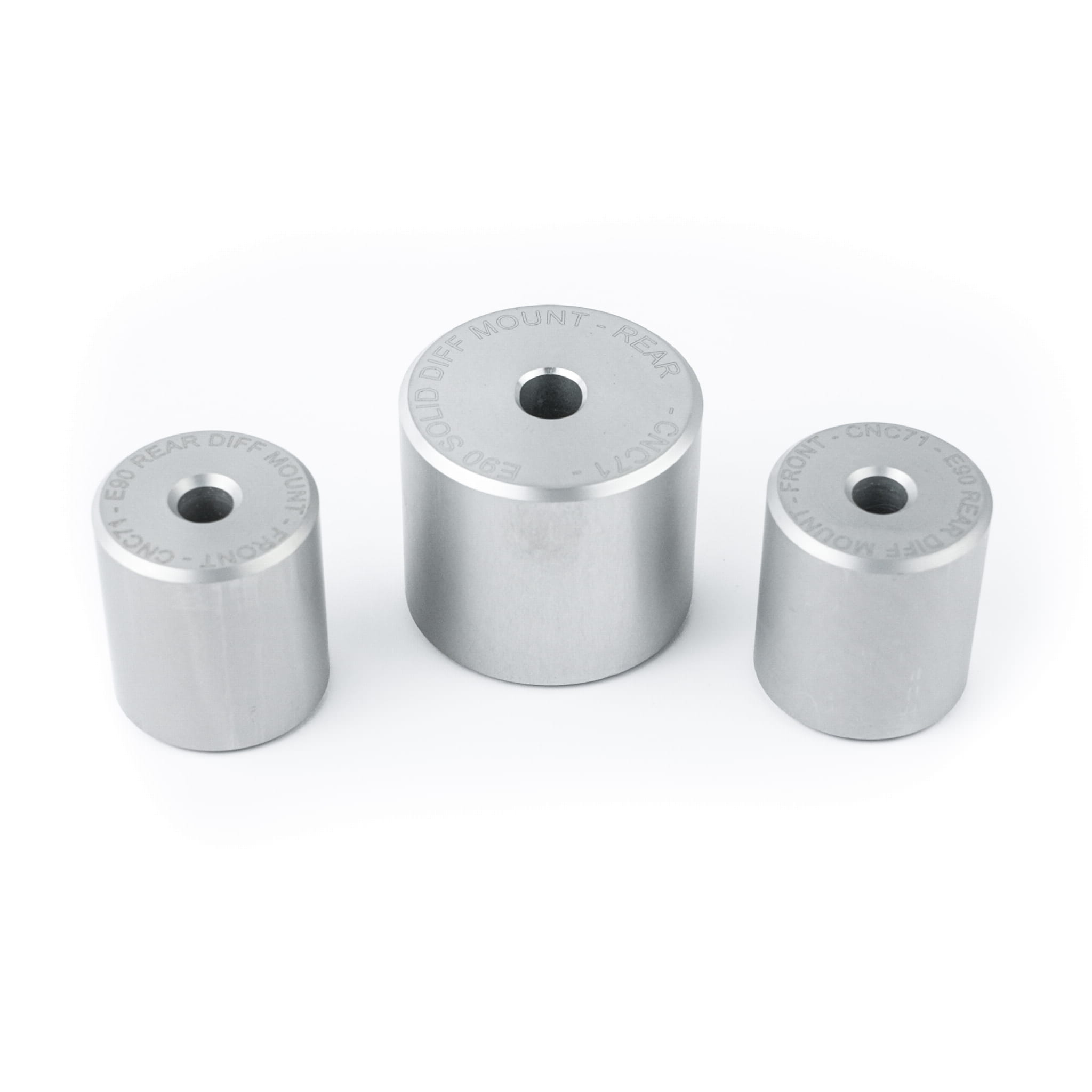CNC71 Differential solid aluminum bushings set BMW E81/E82/E87/E88 E90/E91/E92/E93