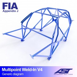 Rolkooi BMW (E90) 3-Serie 4-deurs Sedan RWD MULTIPOINT WELD IN V4