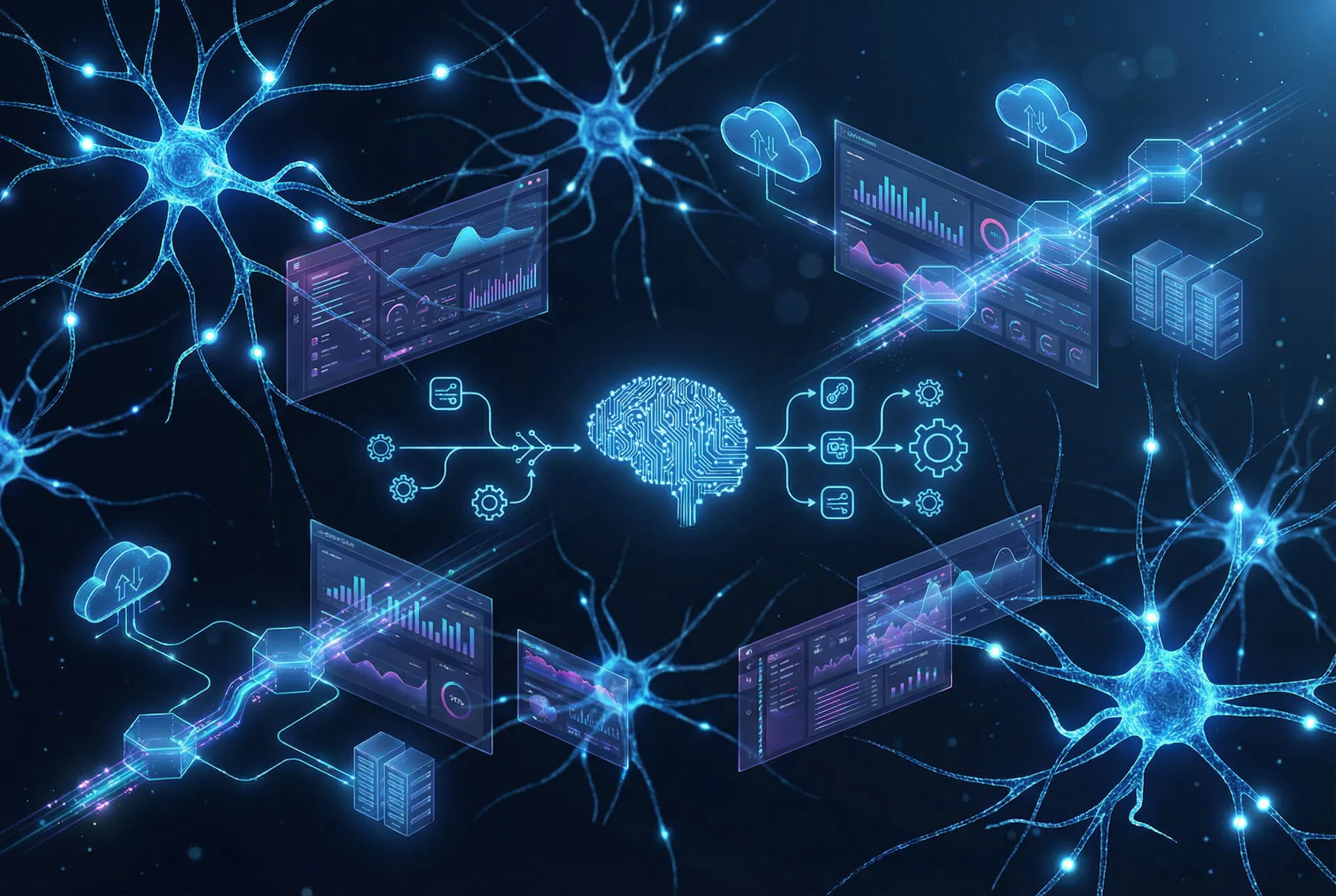 KI-Netzwerk und Workflows – Manager für Managed AI Services