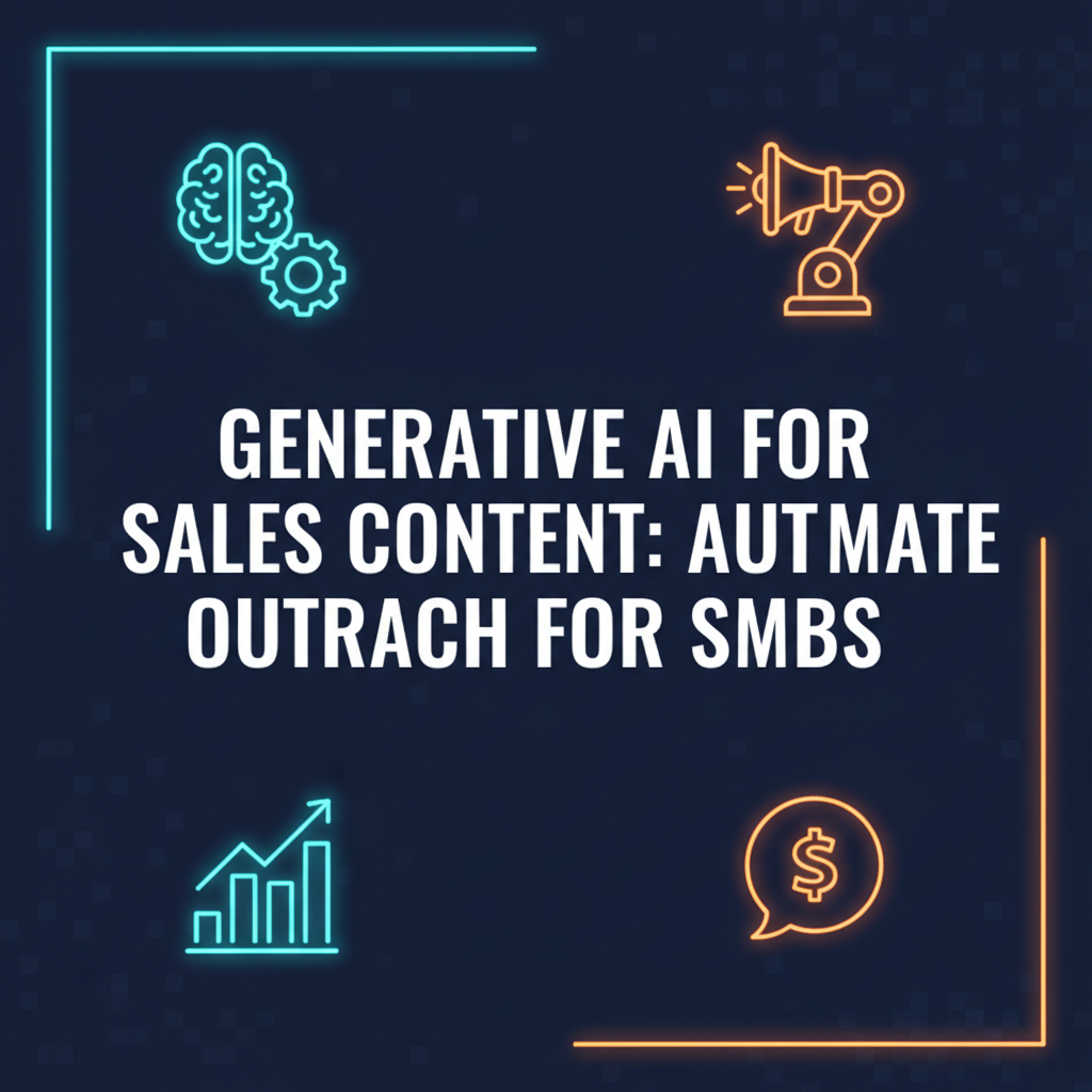 Supercharge SMB Sales: Generative AI for Personalized Outreach & Automation