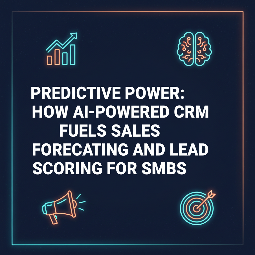 Stop Guessing: Boost SMB Sales with AI Forecasting & Lead Scoring