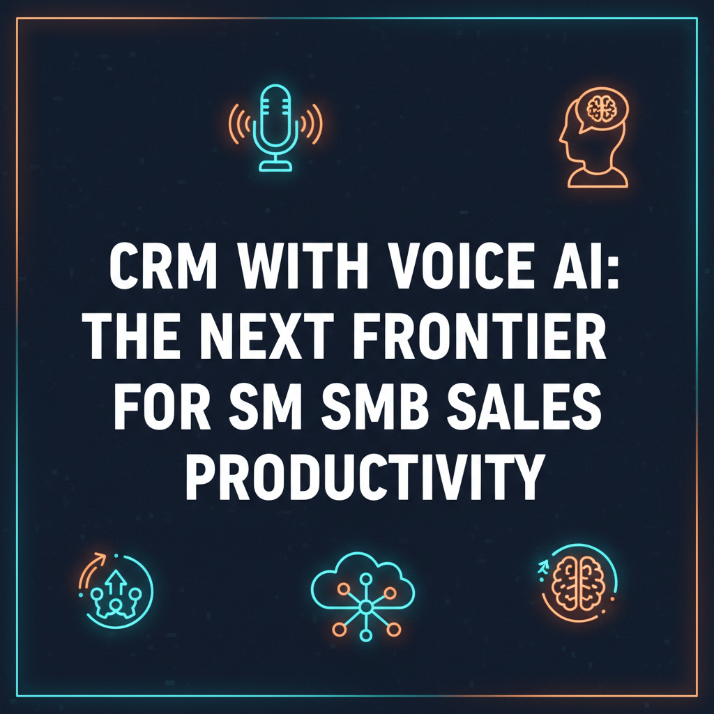 Voice AI in CRM: Unlock SMB Sales Productivity & Growth
