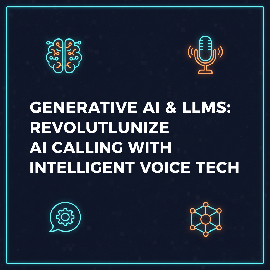 Generative AI & LLMs: Revolutionize AI Calling with Intelligent Voice Tech