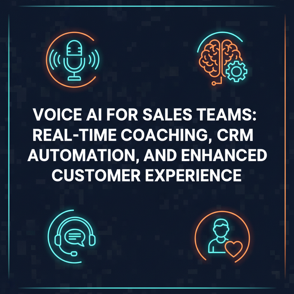 Voice AI for Sales: Coaching, CRM Automation, & CX