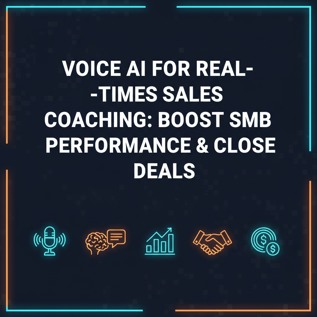 Boost SMB Sales: Real-Time AI Coaching for More Closed Deals