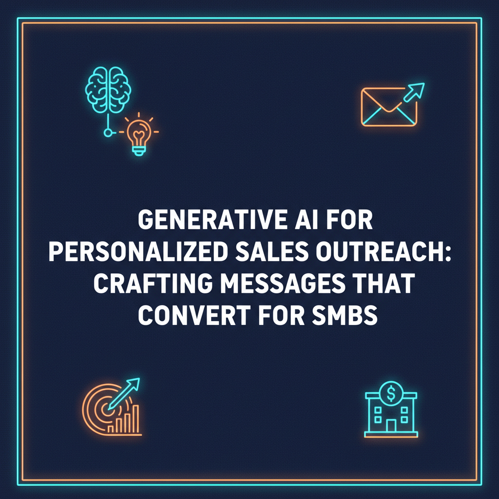 Generative AI for SMB Sales: Boost Personalization, Save Time, Drive ROI
