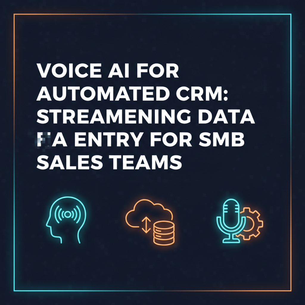 Tired of CRM Data Entry? Speak Your Way to More Sales with Voice AI