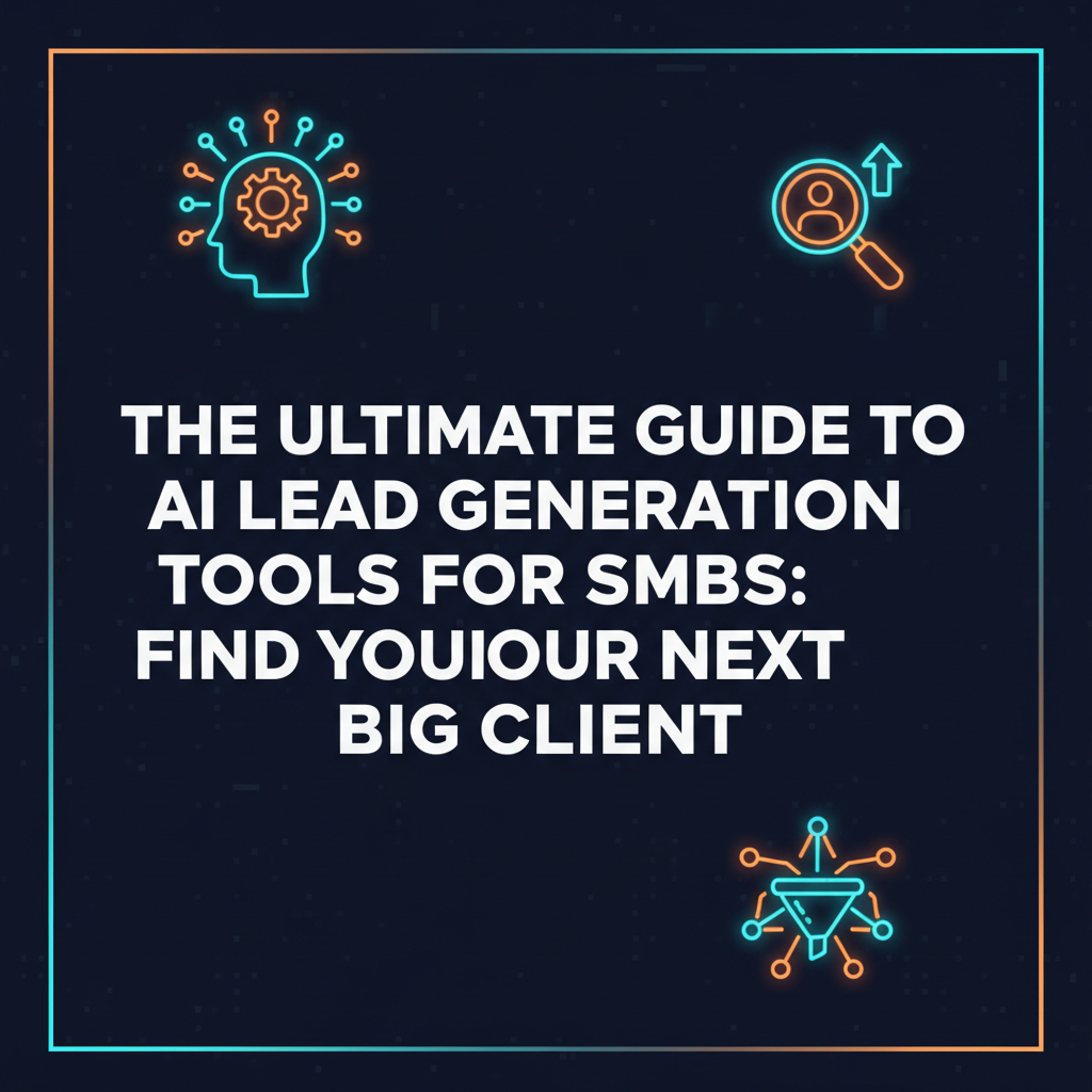 AI Lead Generation for SMBs: Find Your Next Big Client with Smart Tools