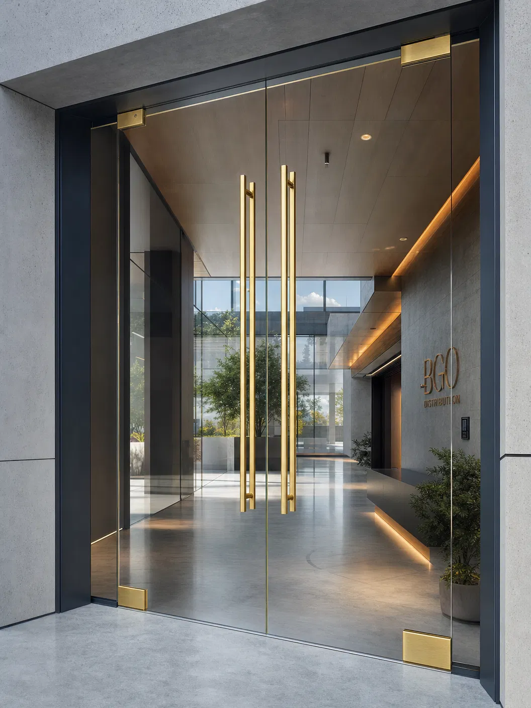 Tempered Glass Doors