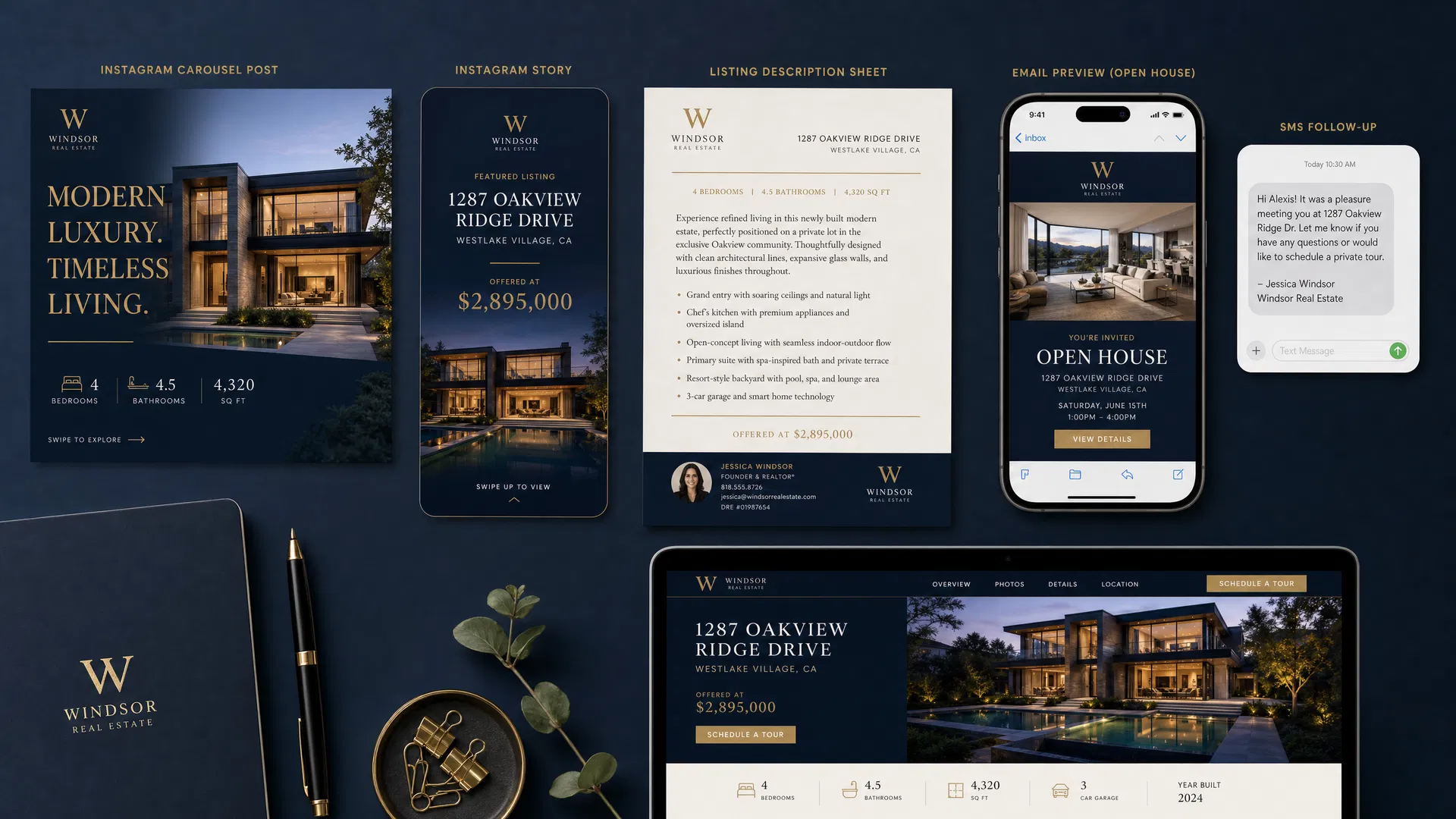 Launch My Listing campaign package mockup