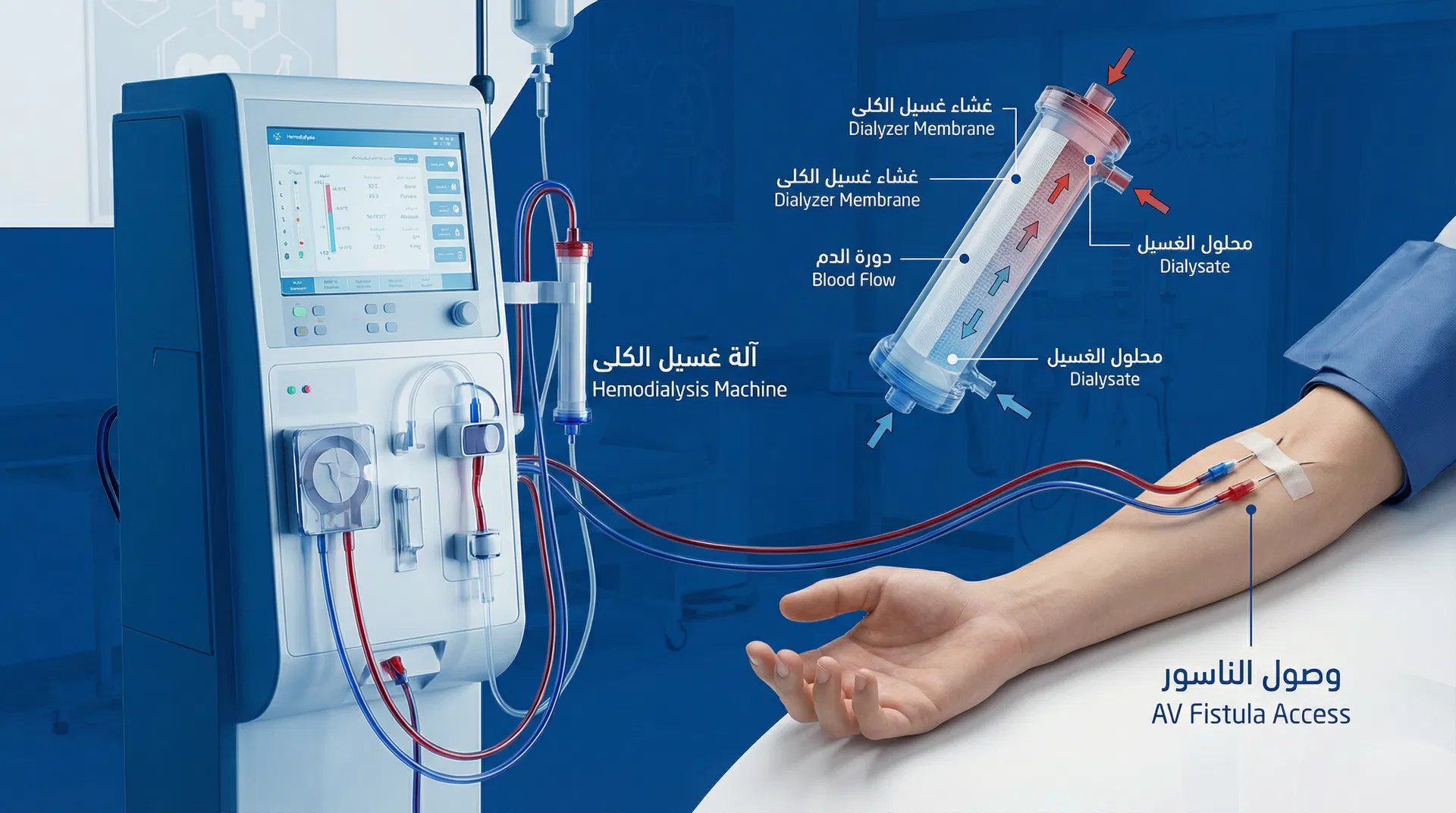 جهاز الغسيل الكلوي الدموي