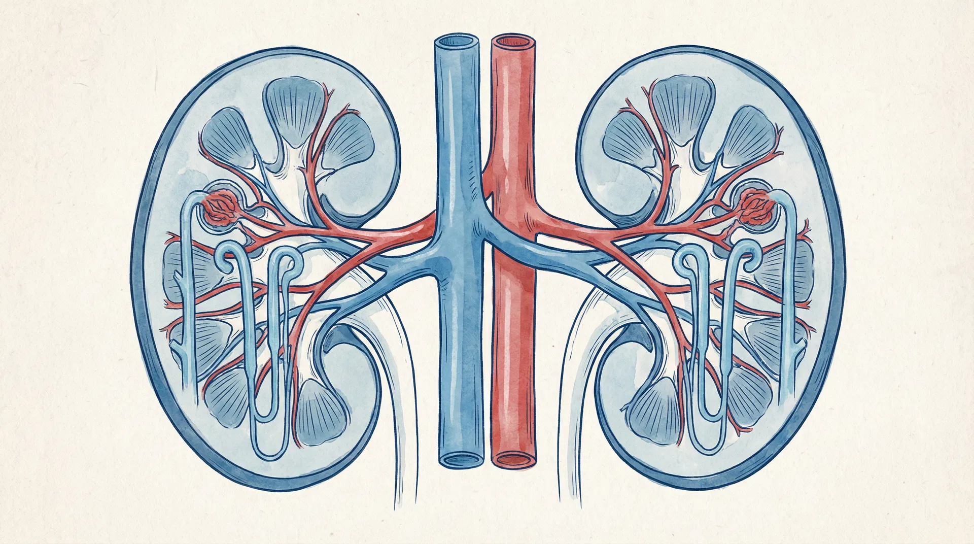 تشريح الكلية البشرية