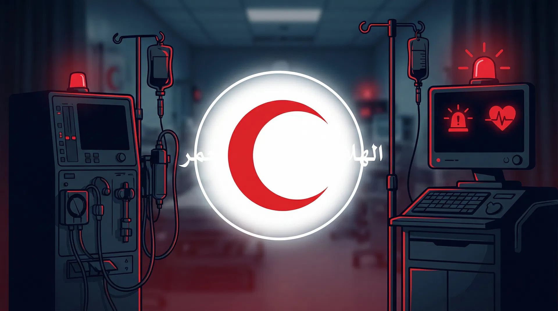 طوارئ الغسيل البريتوني — الهلال الأحمر