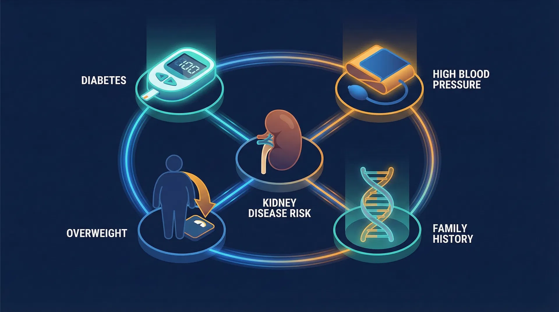 عوامل خطورة مرض الكلى