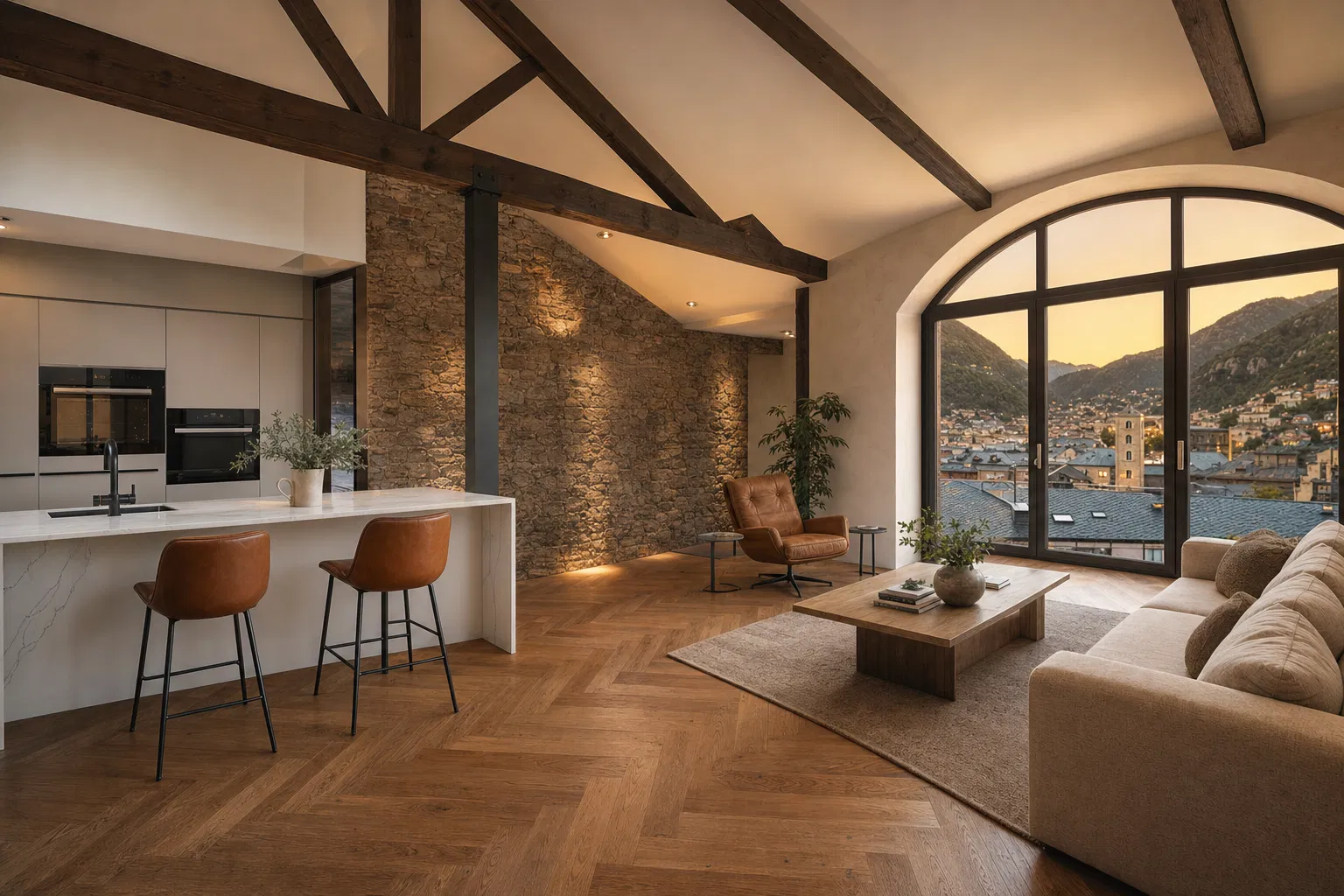 Loft con vistas al casco antiguo, Andorra la Vella