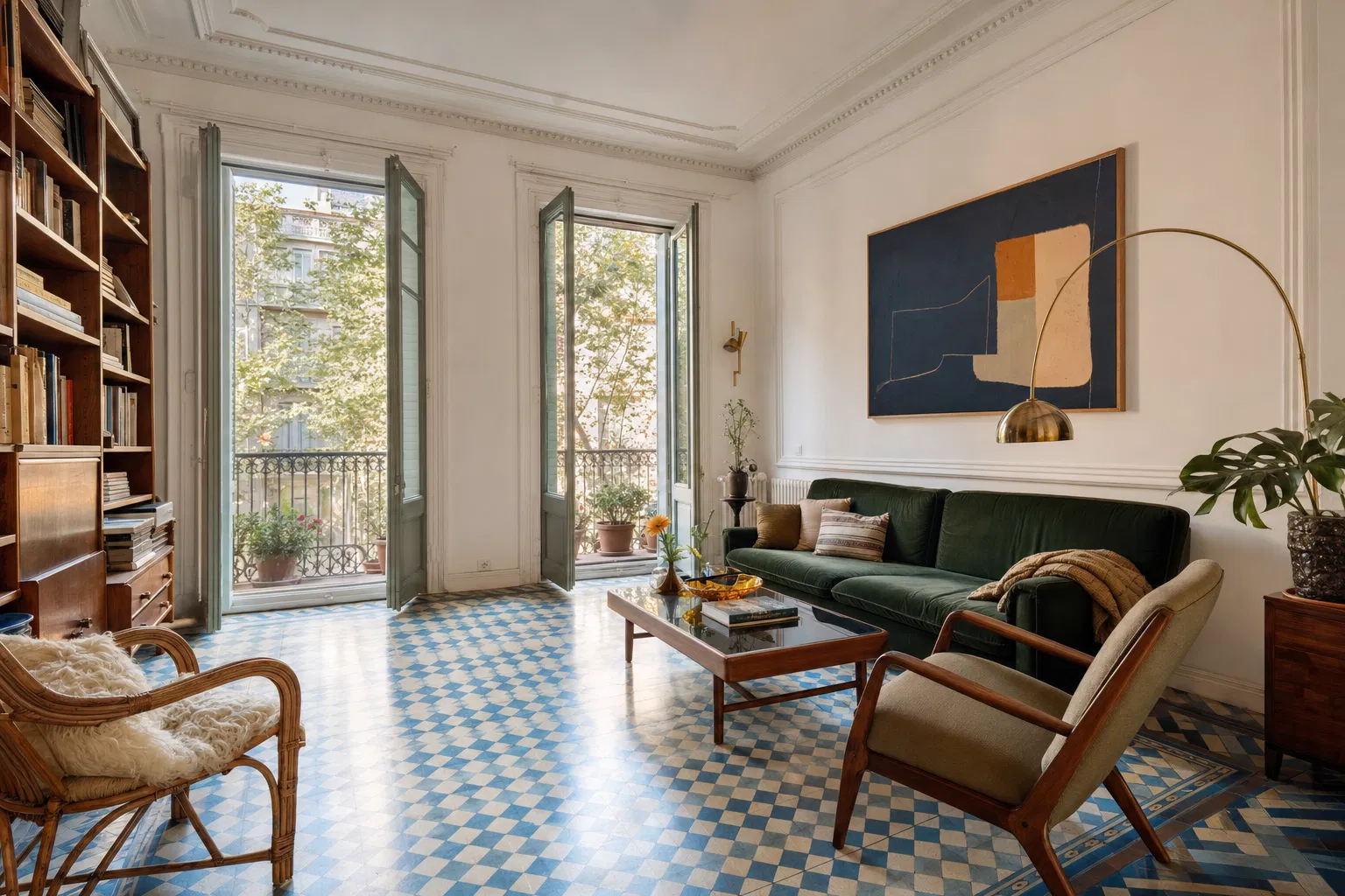 Bohemio con balcón en Gràcia