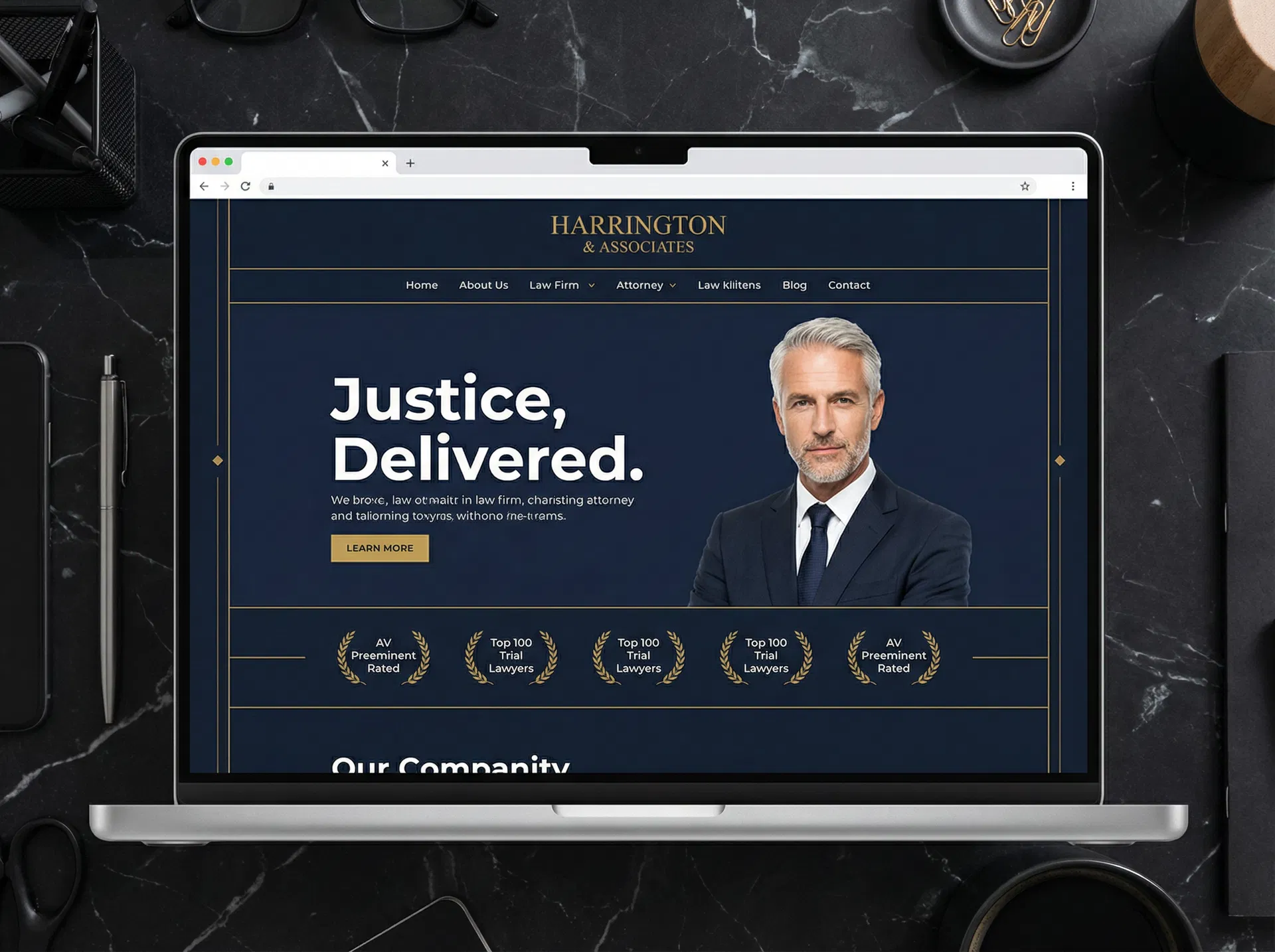 Harrington & Associates redesign