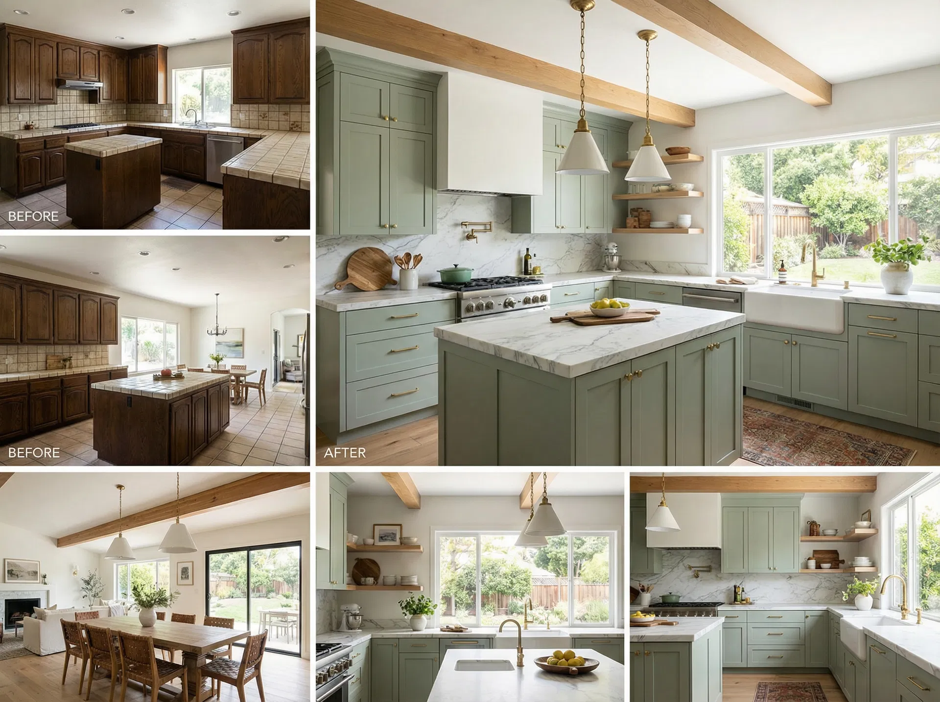 Cabinet Refinishing by MoonDance Painting in Marin County, California