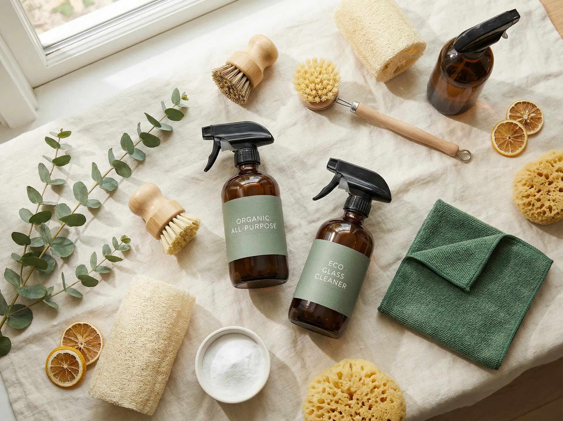 Organic eco-friendly cleaning products