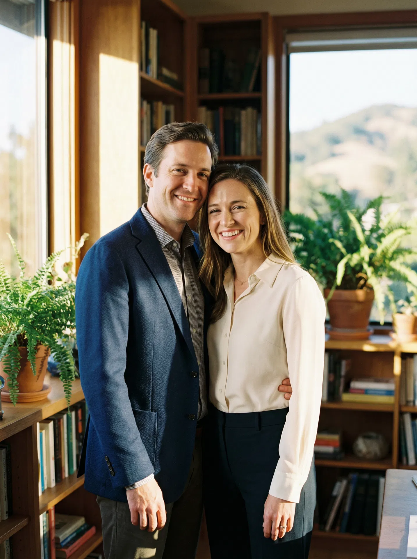 John Rushworth and his wife — founders of Consult Rushworth, a family-run marketing business in Marin County, CA