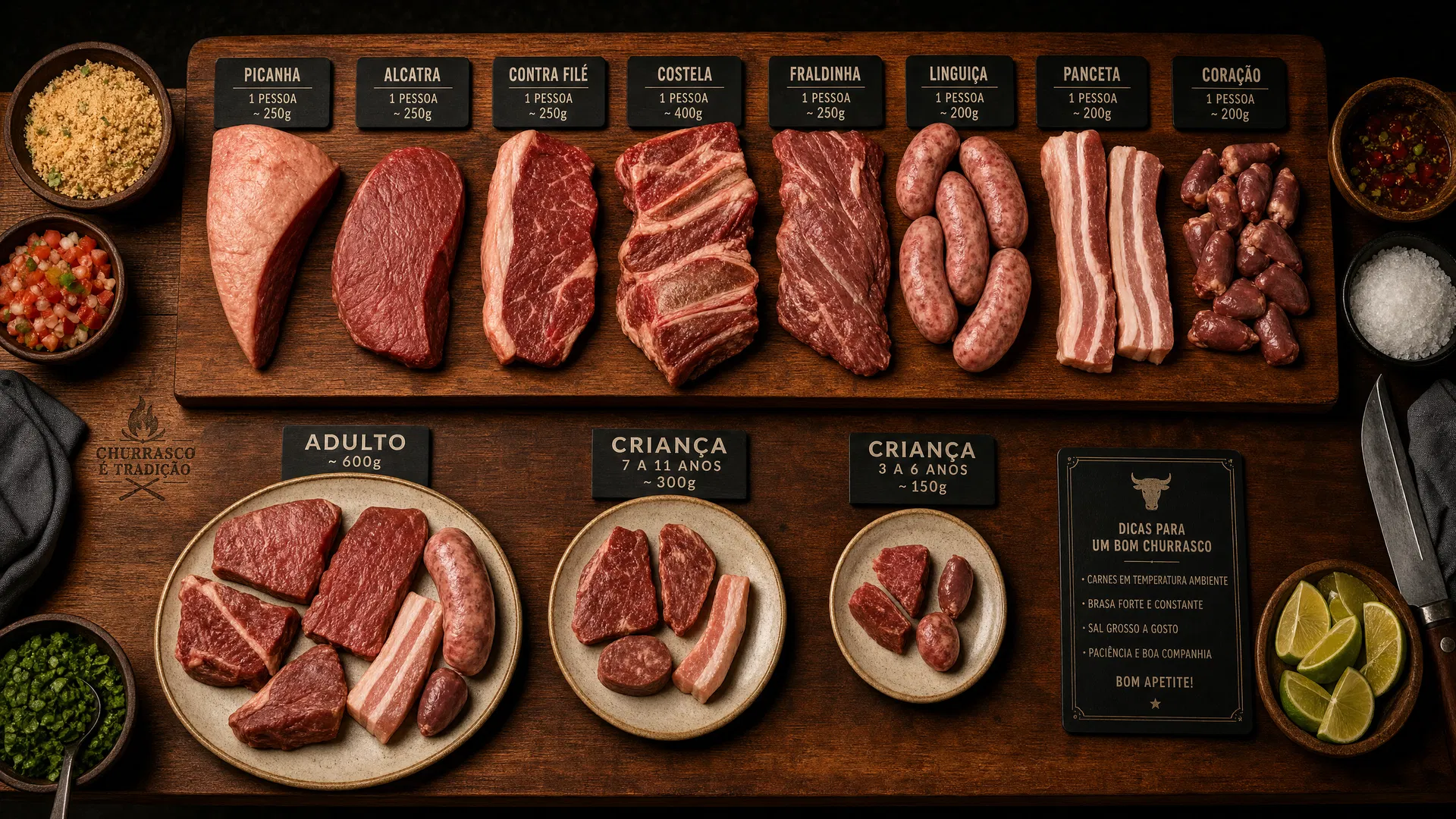 Quantidade de Carne por Pessoa