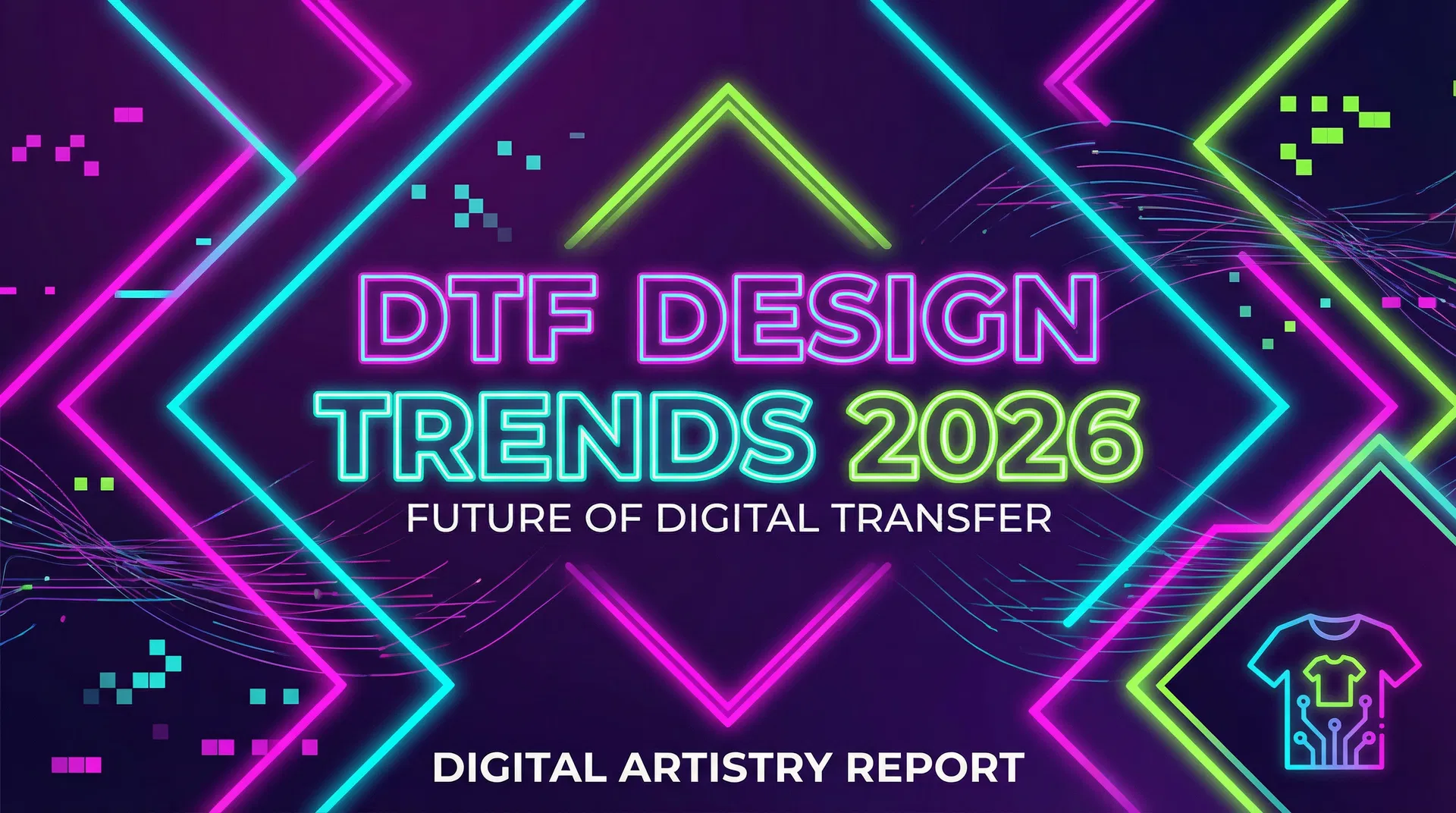 5 Tendencias de Diseño DTF para 2026 - Artículo sobre estampados DTF y tecnología de personalización