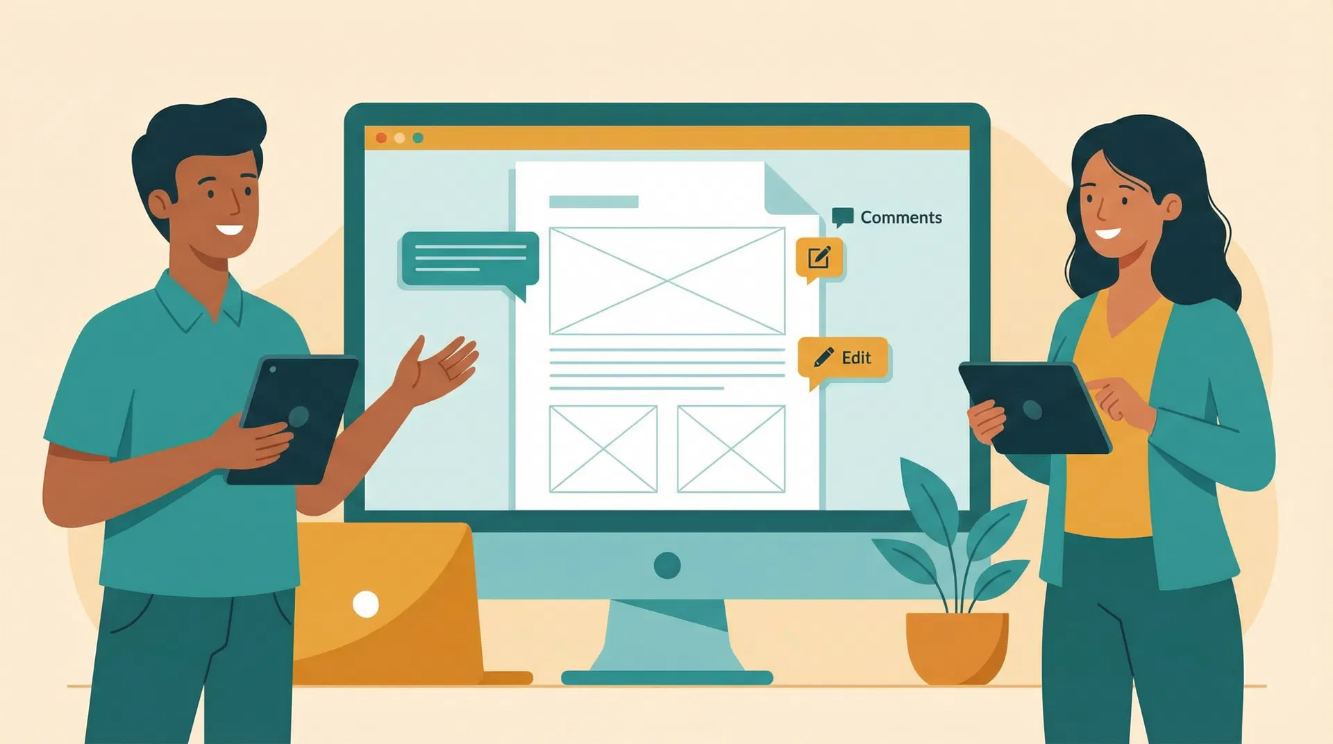 Colaboración en documentos de equipo